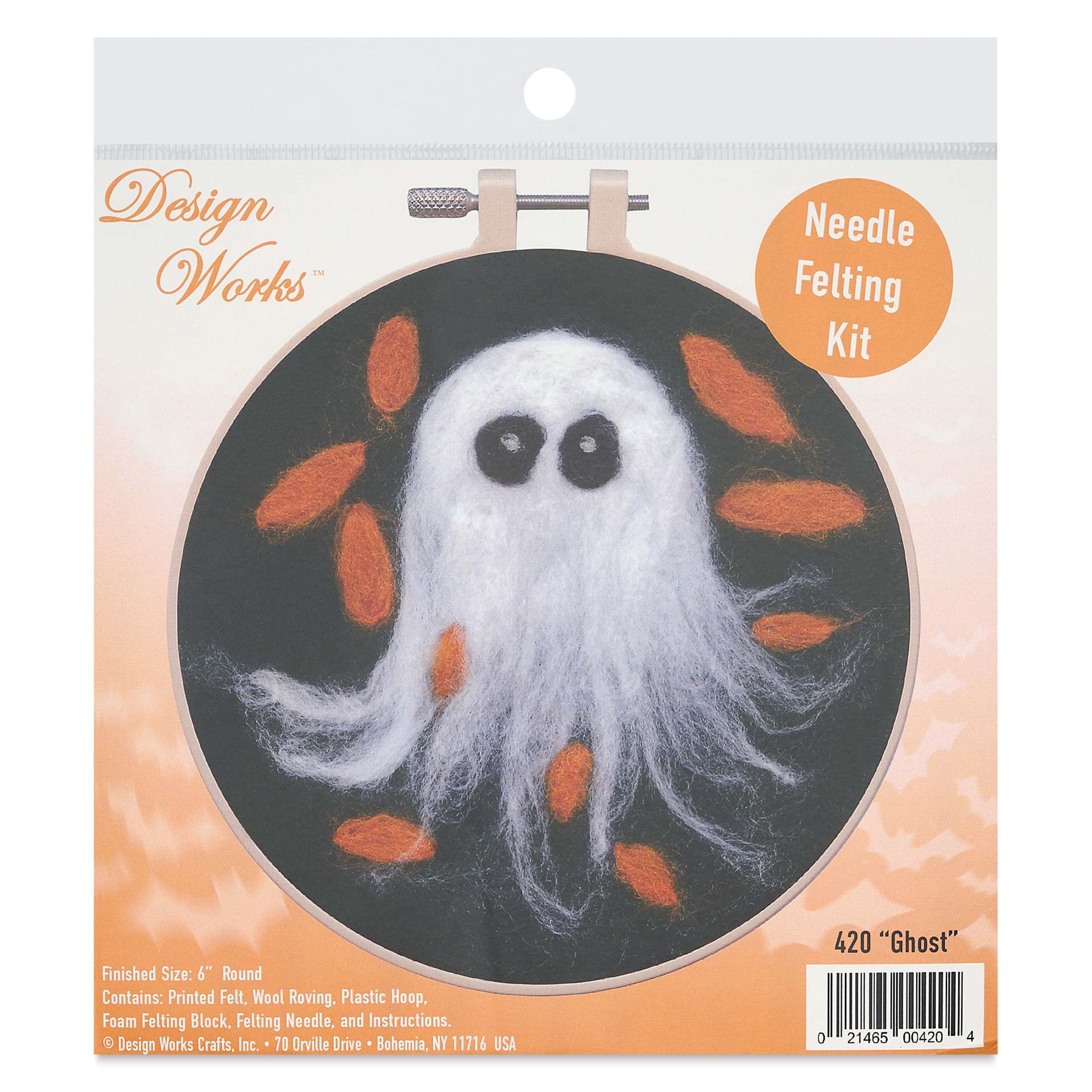 Design Works Needle Felting Kit - Ghost front of packaging