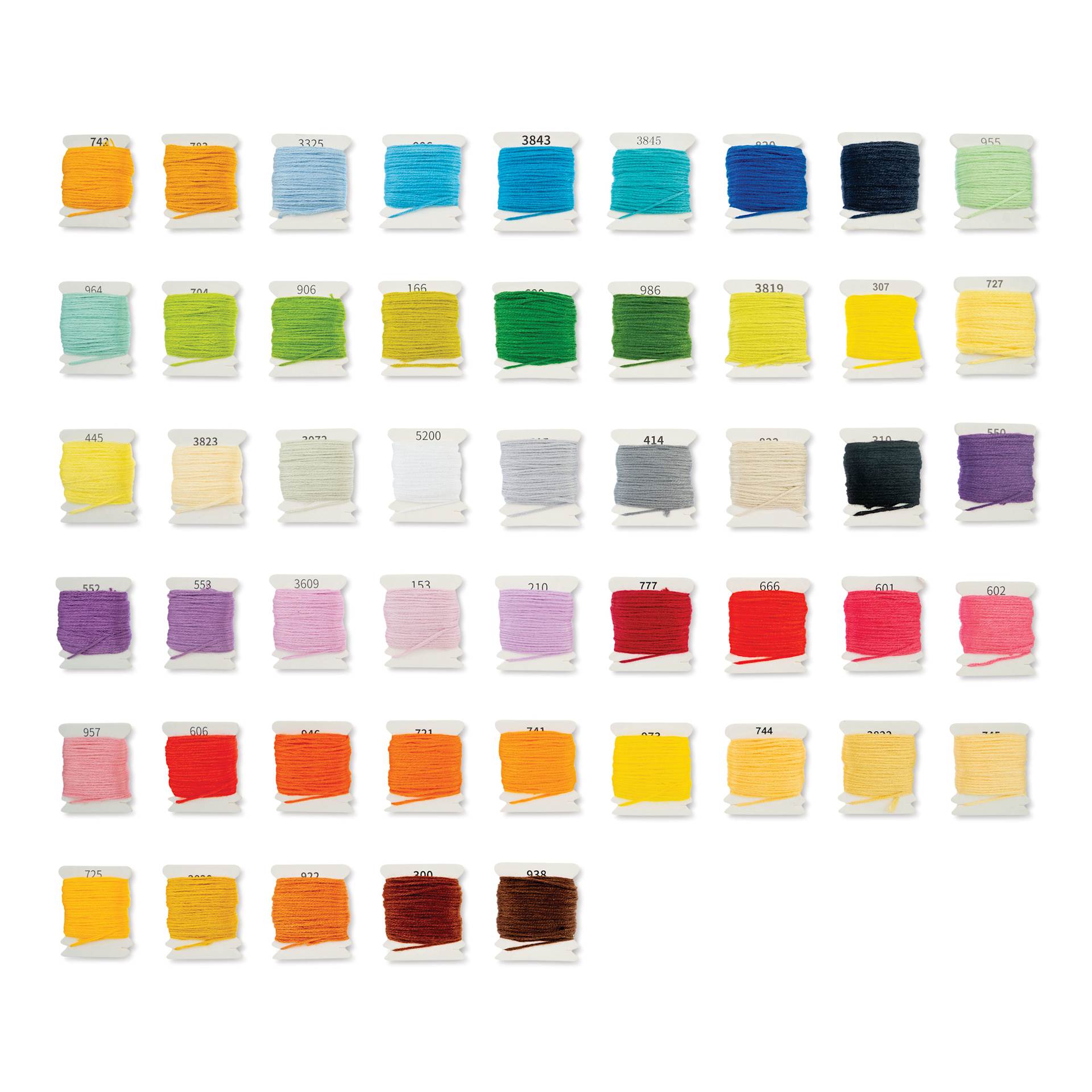 John Bead Embroidery Kit included assorted colored threads