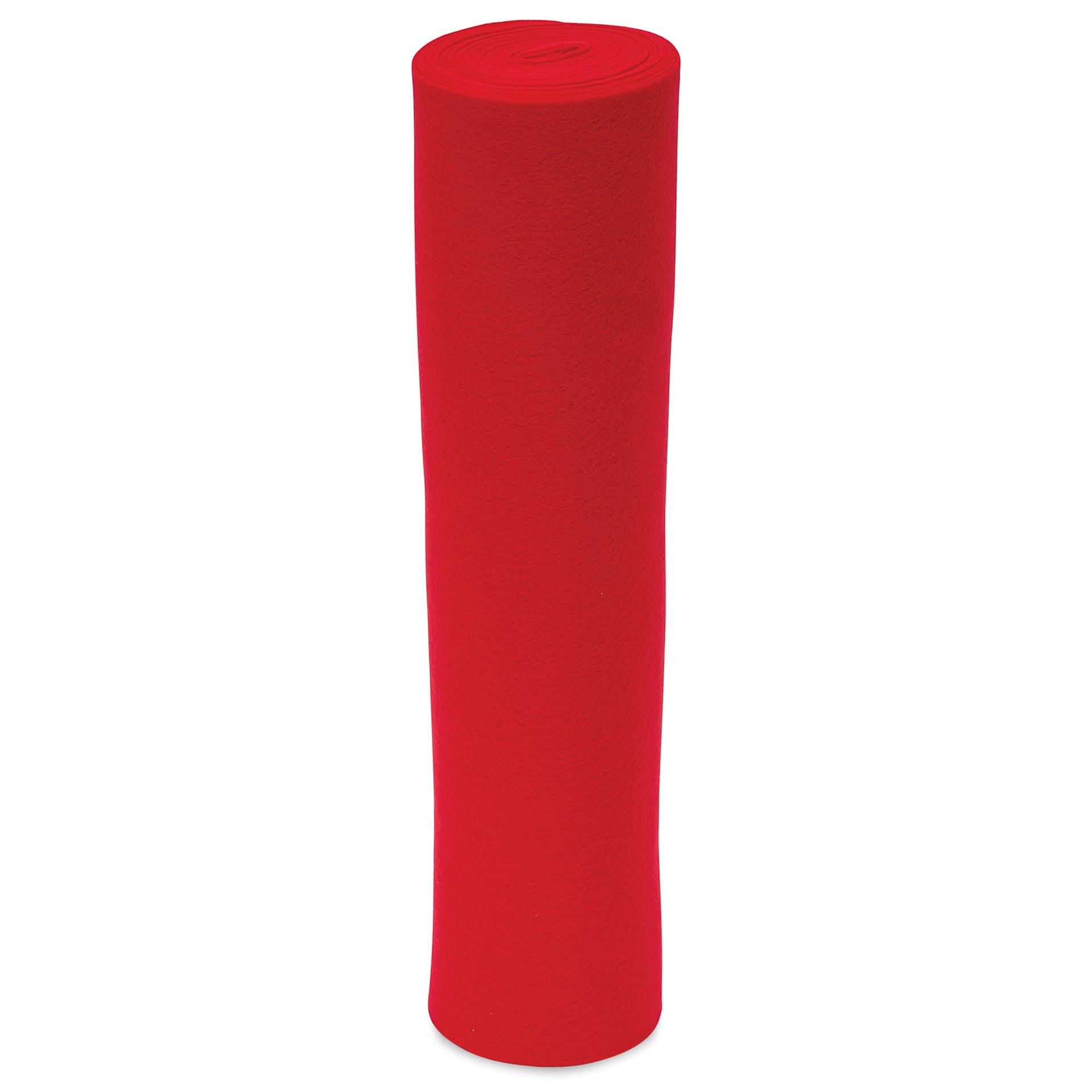 Folia Hobby Craft Felt - Hot Red, 45 cm x 5 m Roll sitting upright