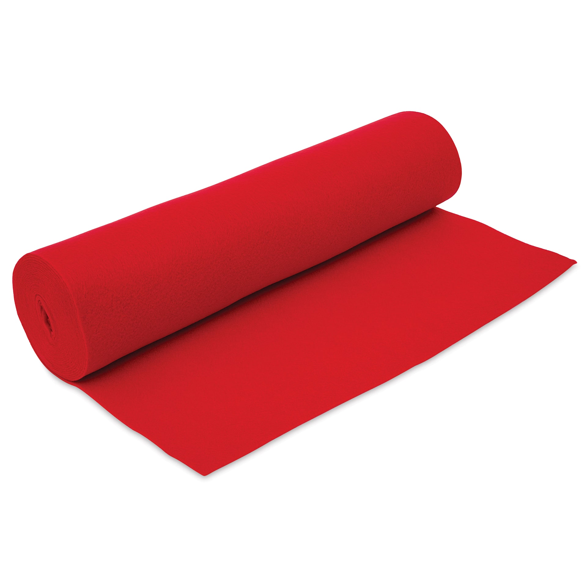 Folia Hobby Craft Felt - Hot Red, 45 cm x 5 m Roll