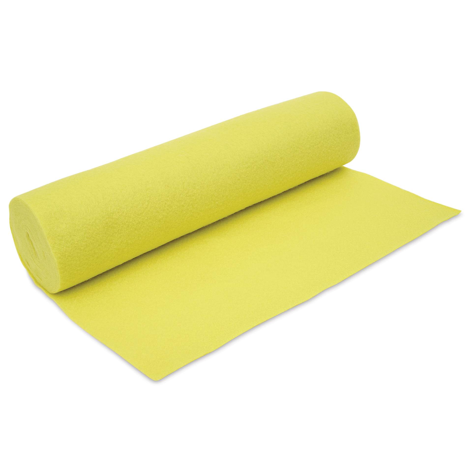 Folia Hobby Craft Felt - Lemon Yellow, 45 cm x 5 m Roll