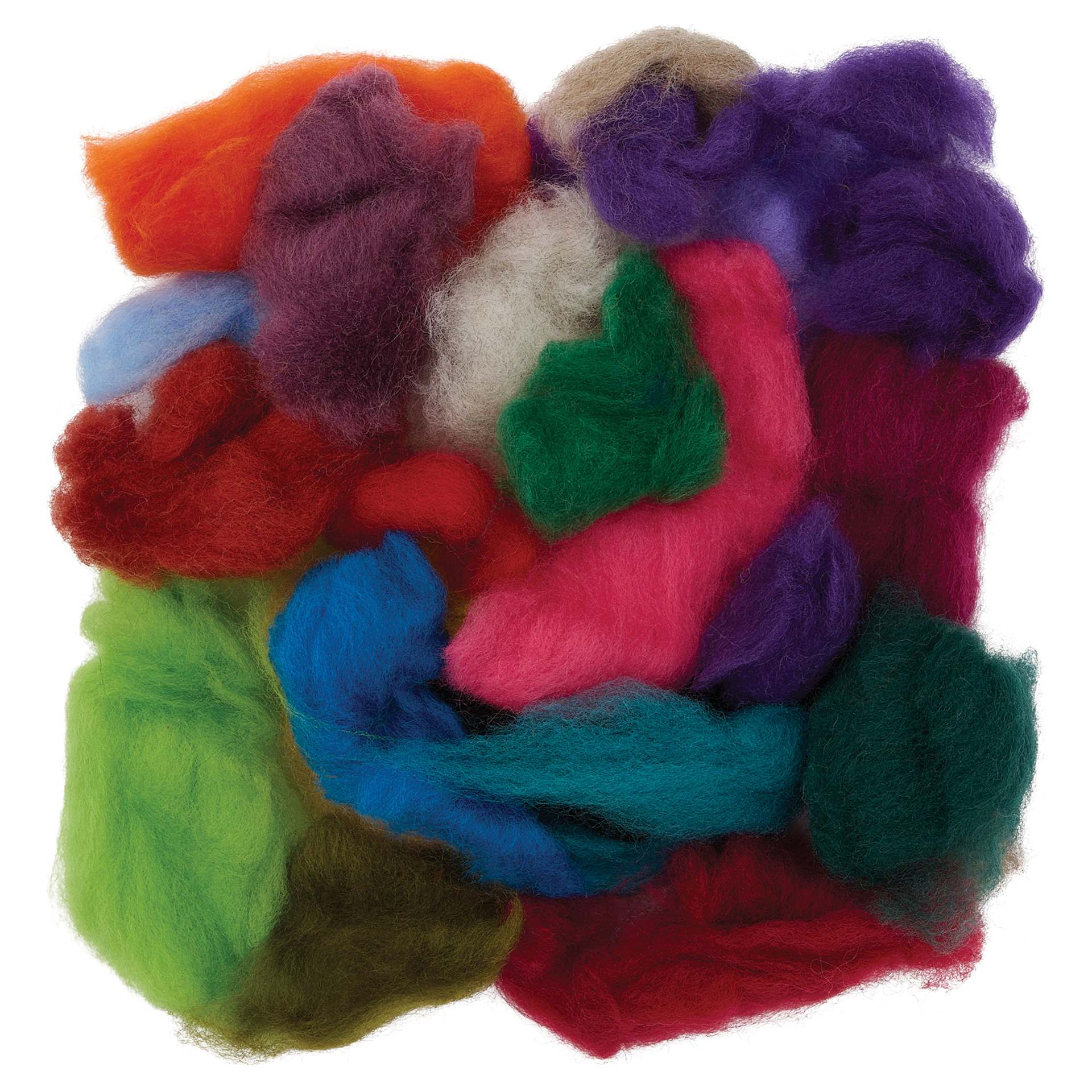 Wistyria Editions 100% Wool Roving Bits & Ends - 1 oz Bag