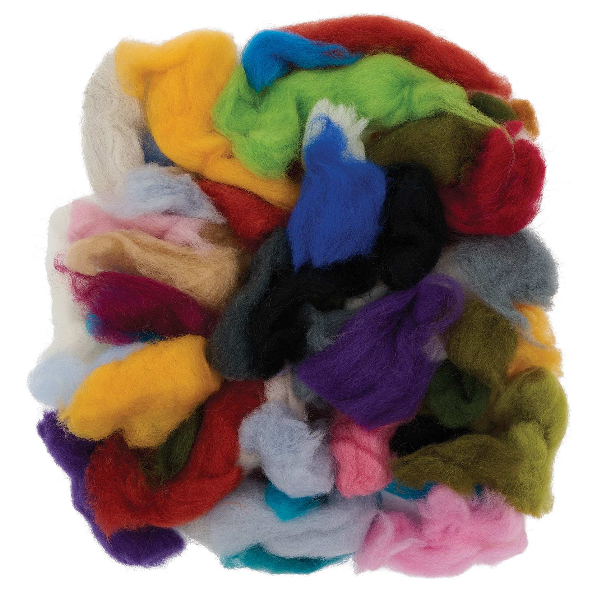 Wistyria Editions 100% Wool Roving Bits & Ends - 2 oz Bag