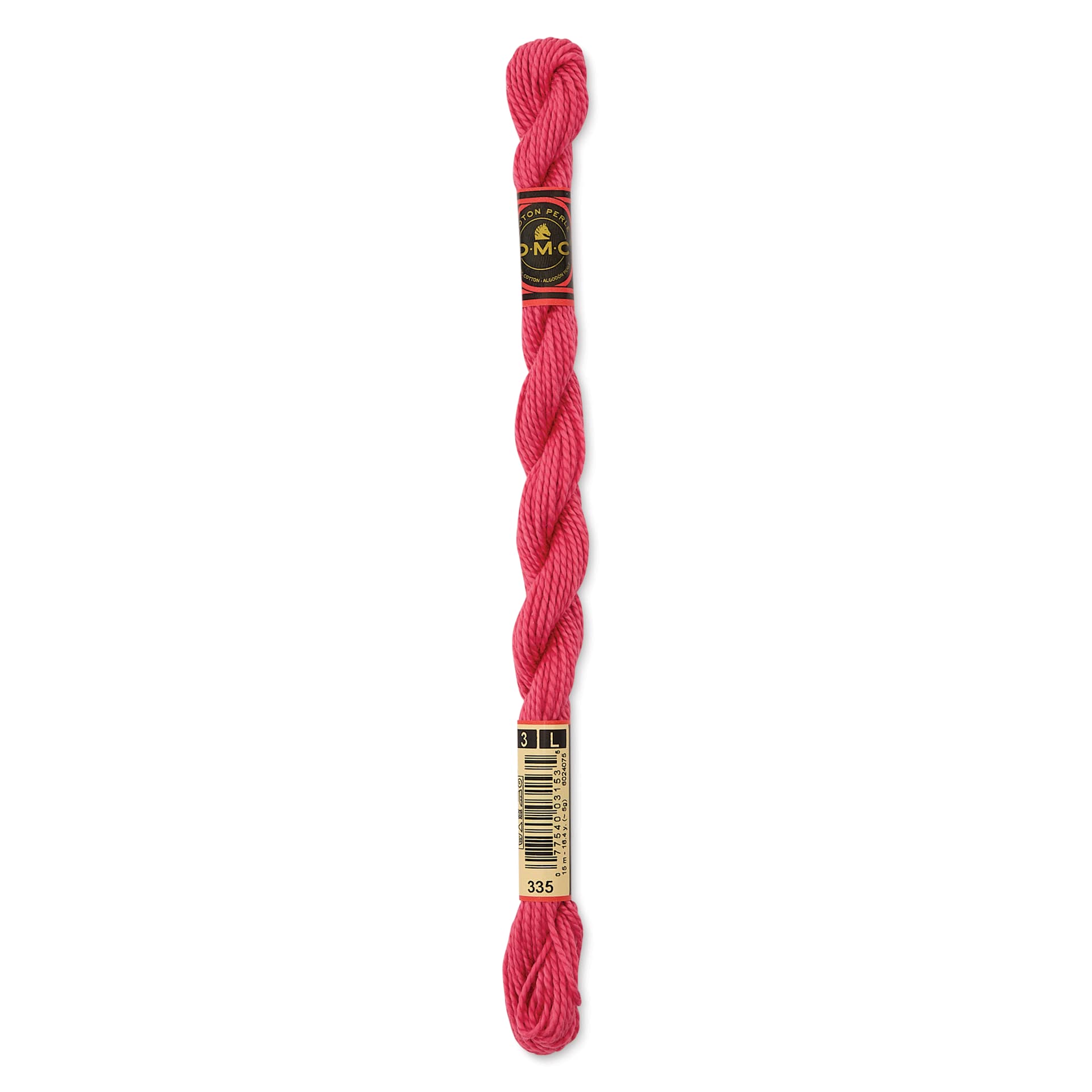 DMC Pearl Cotton Thread - 335 Rose, Size 3