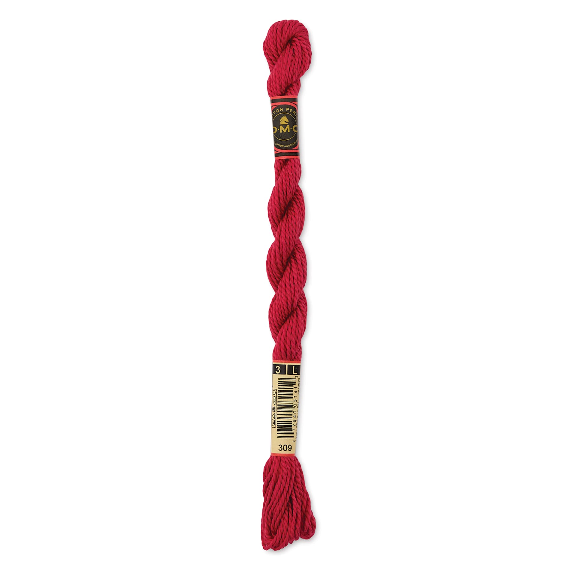 DMC Pearl Cotton Thread - 309 Dark Rose, Size 3