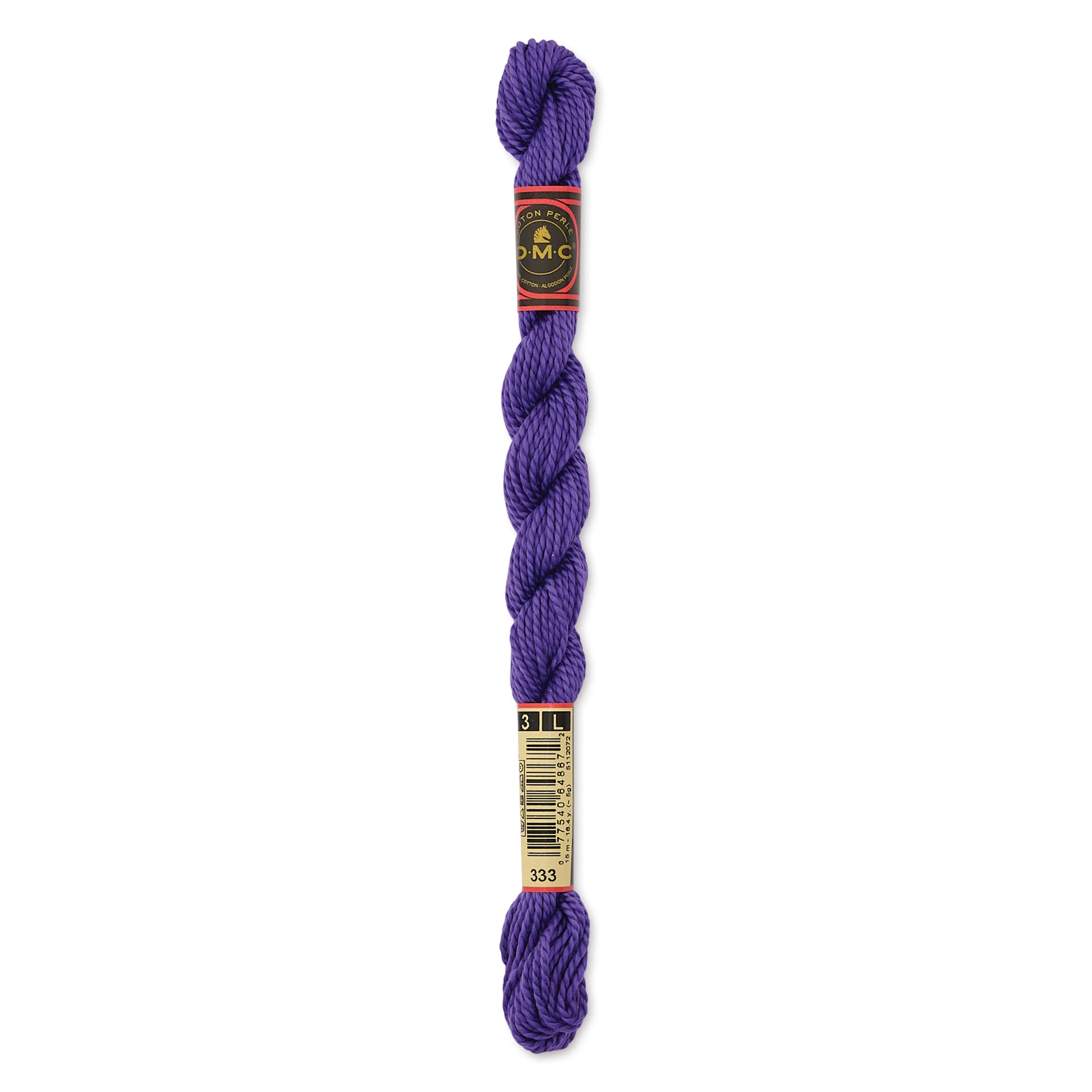 DMC Pearl Cotton Thread - 333 Very Dark Blue Violet, Size 3