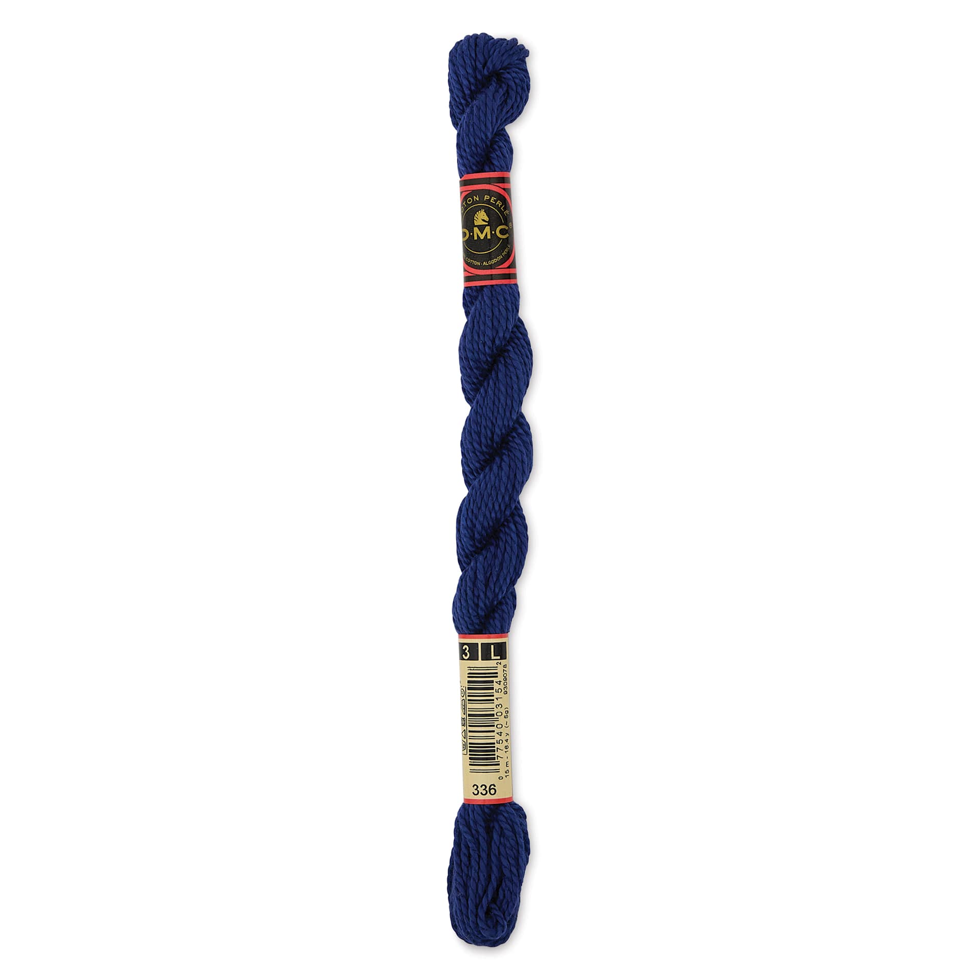 DMC Pearl Cotton Thread - 336 Navy Blue, Size 3