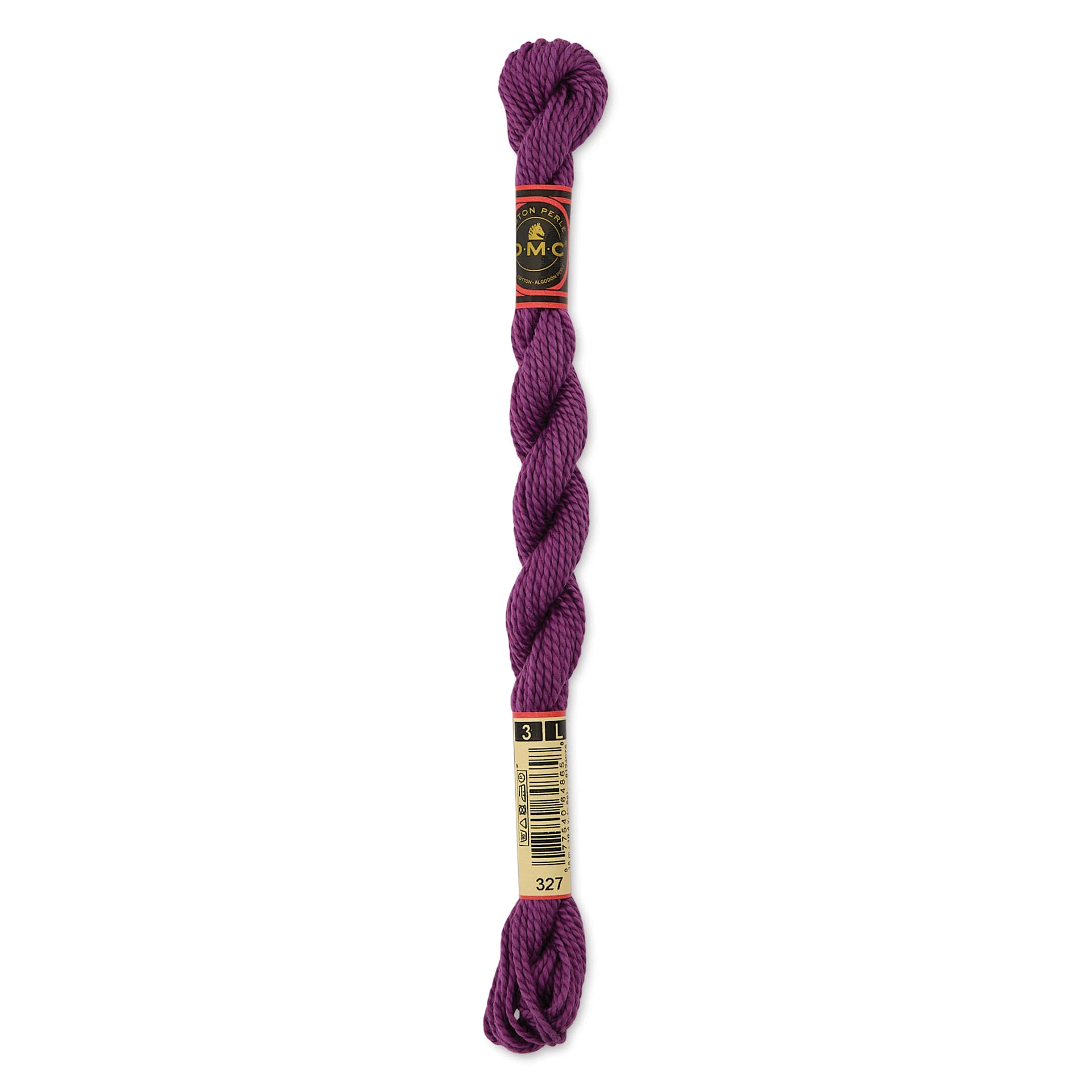 DMC Pearl Cotton Thread - 327 Dark Violet, Size 3