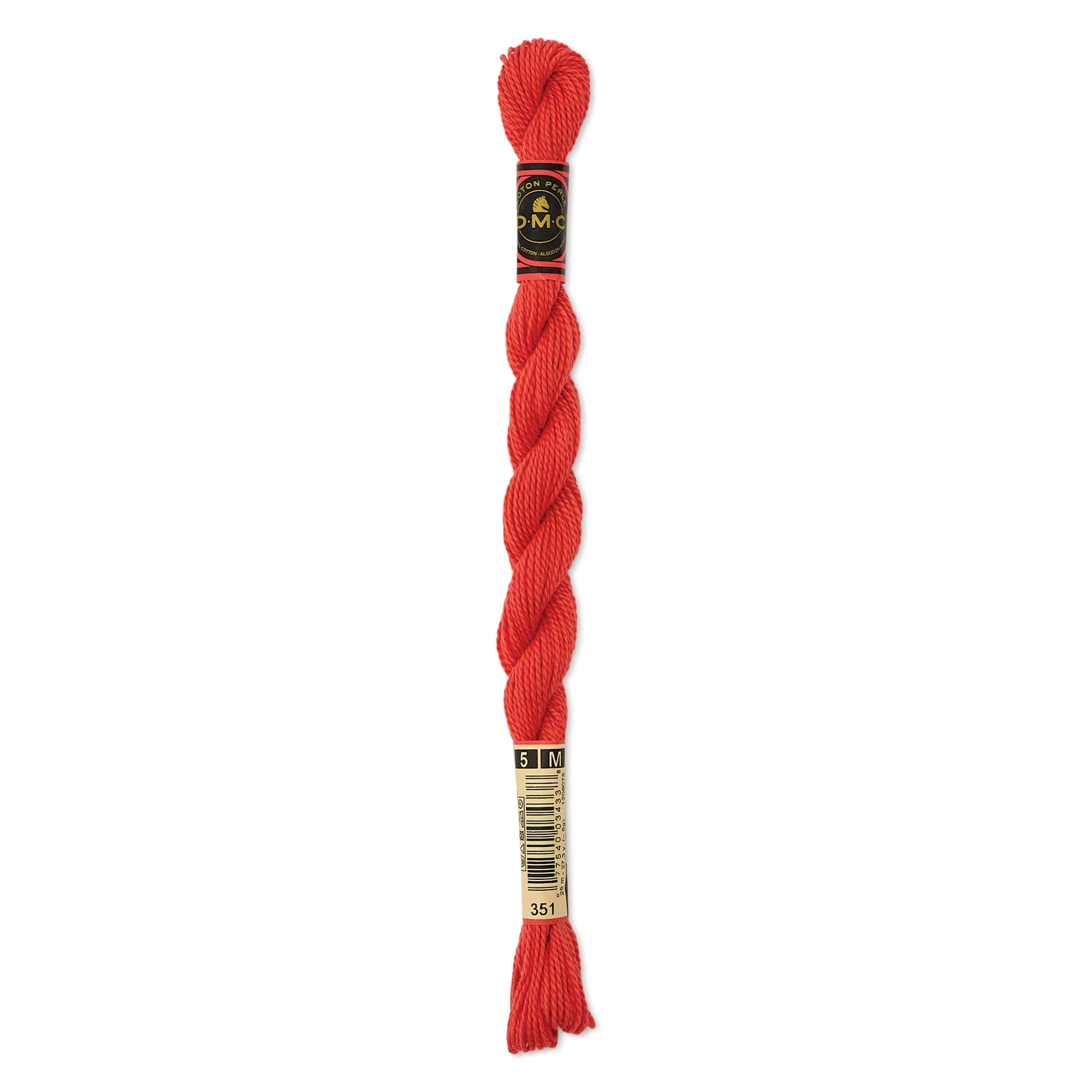 DMC Pearl Cotton Thread - 351 Coral, Size 5