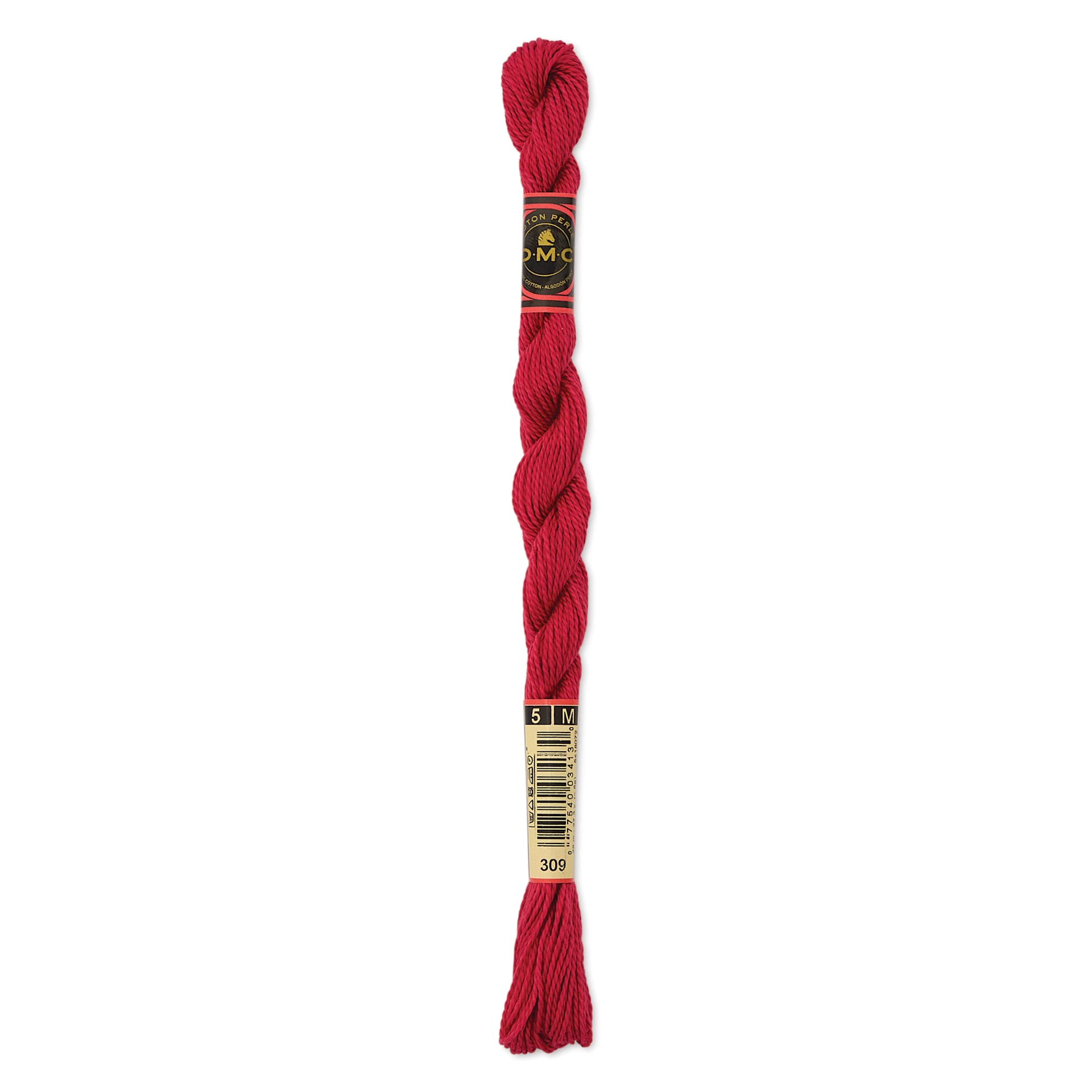 DMC Pearl Cotton Thread - 309 Dark Rose, Size 5