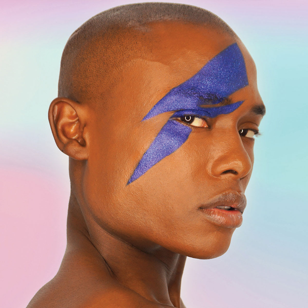 Stencil1 FX Makeup Stencils - Lightning Bolt (Shown on model)