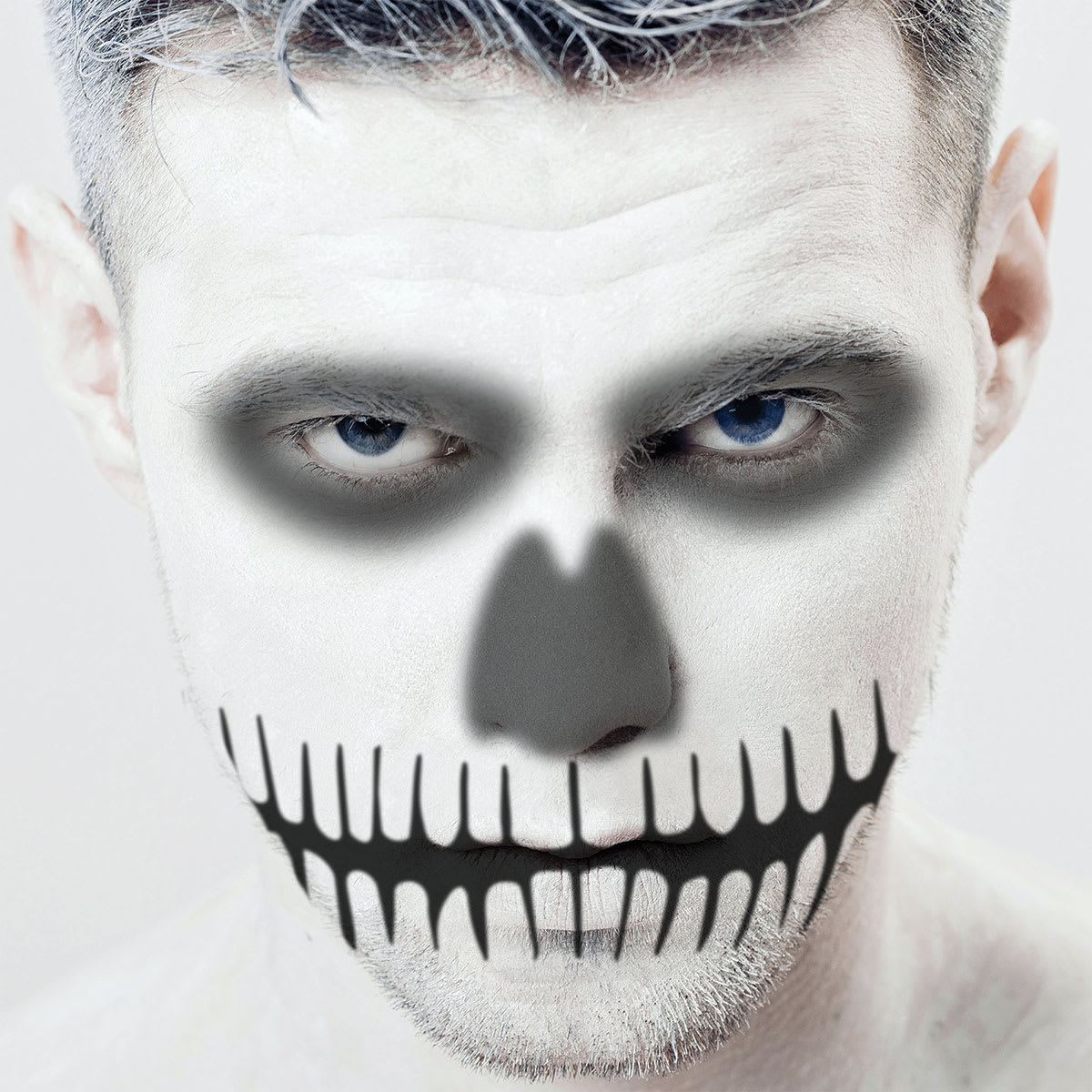 Stencil1 FX Makeup Stencils - Skull Mouth (Shown on model)