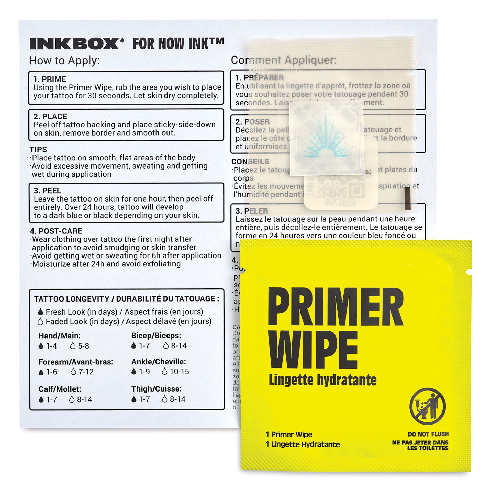 Inkbox Semi-Permanent Tattoos - Starbeam, 1" x 1"