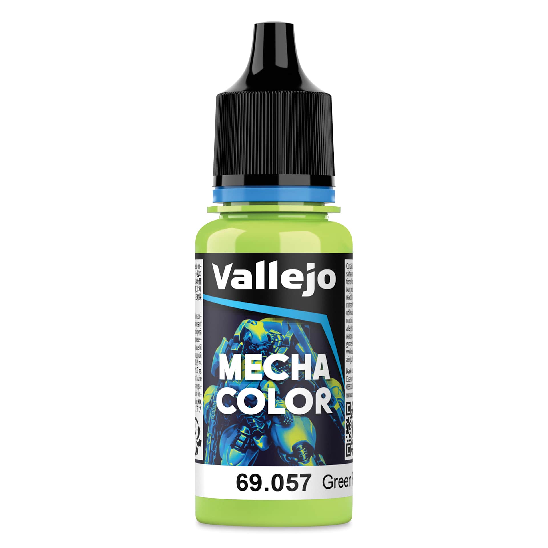 Vallejo Mecha Airbrush Color - Fluorescent Green, 18 ml