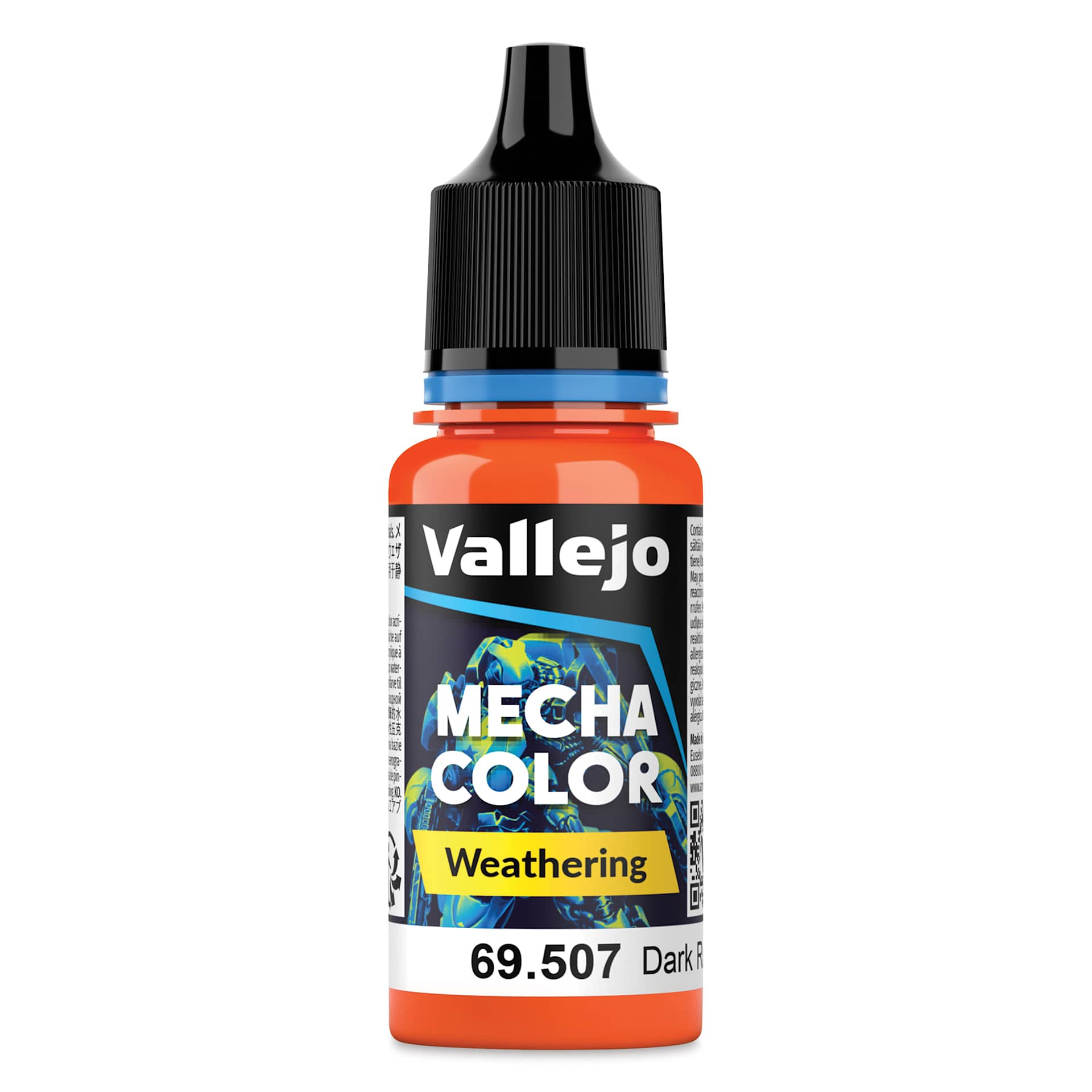 Vallejo Mecha Color Weathering Acrylic - Dark Rust, 18 ml