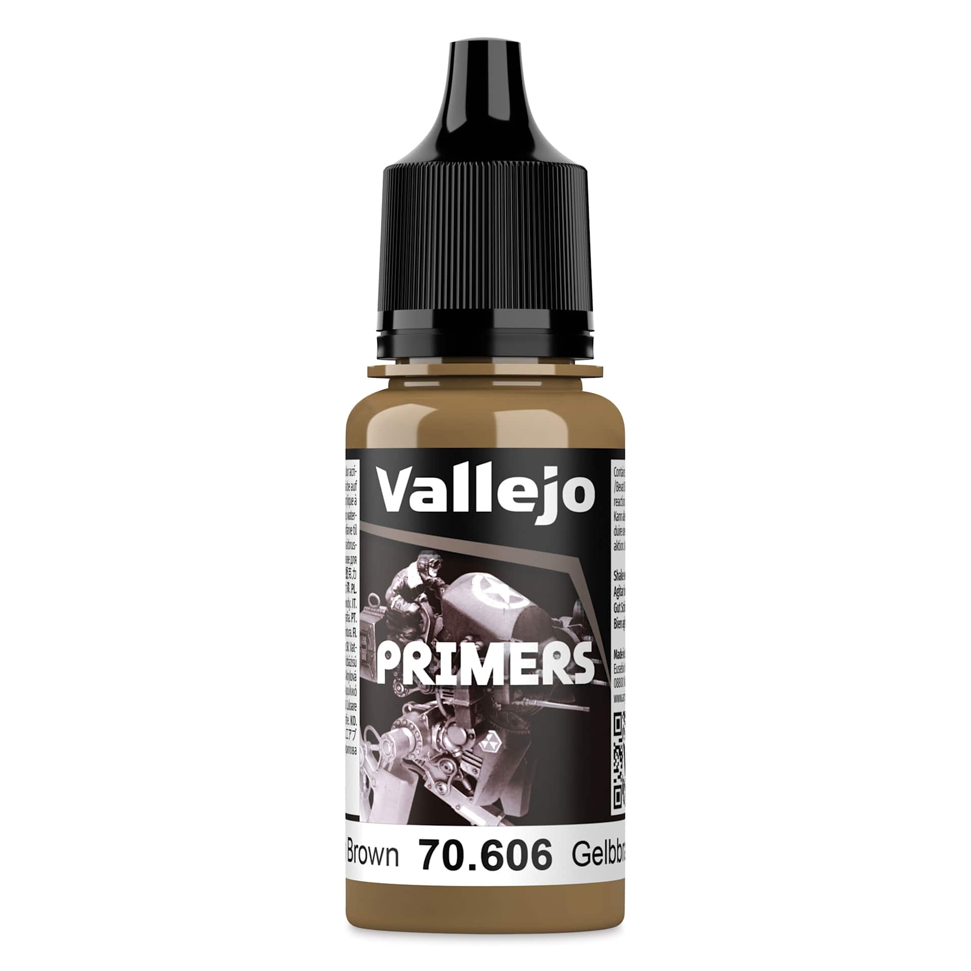 Vallejo Airbrush Primer - German Green Brown, 18 ml