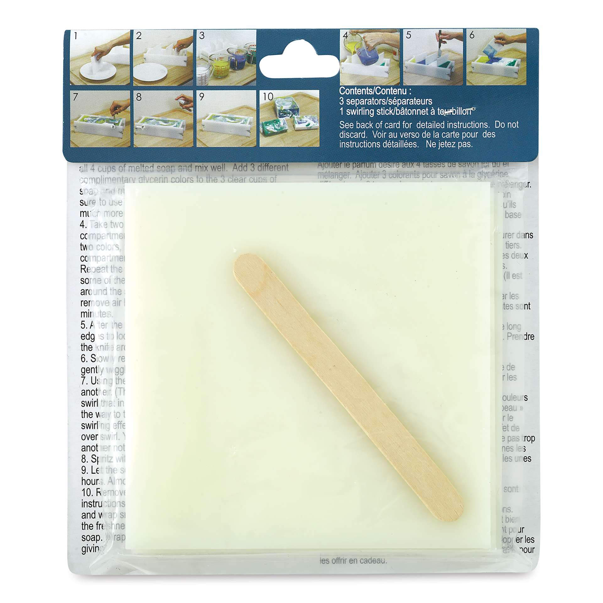 Life of the Party Soap Swirling Set (Back of packaging)