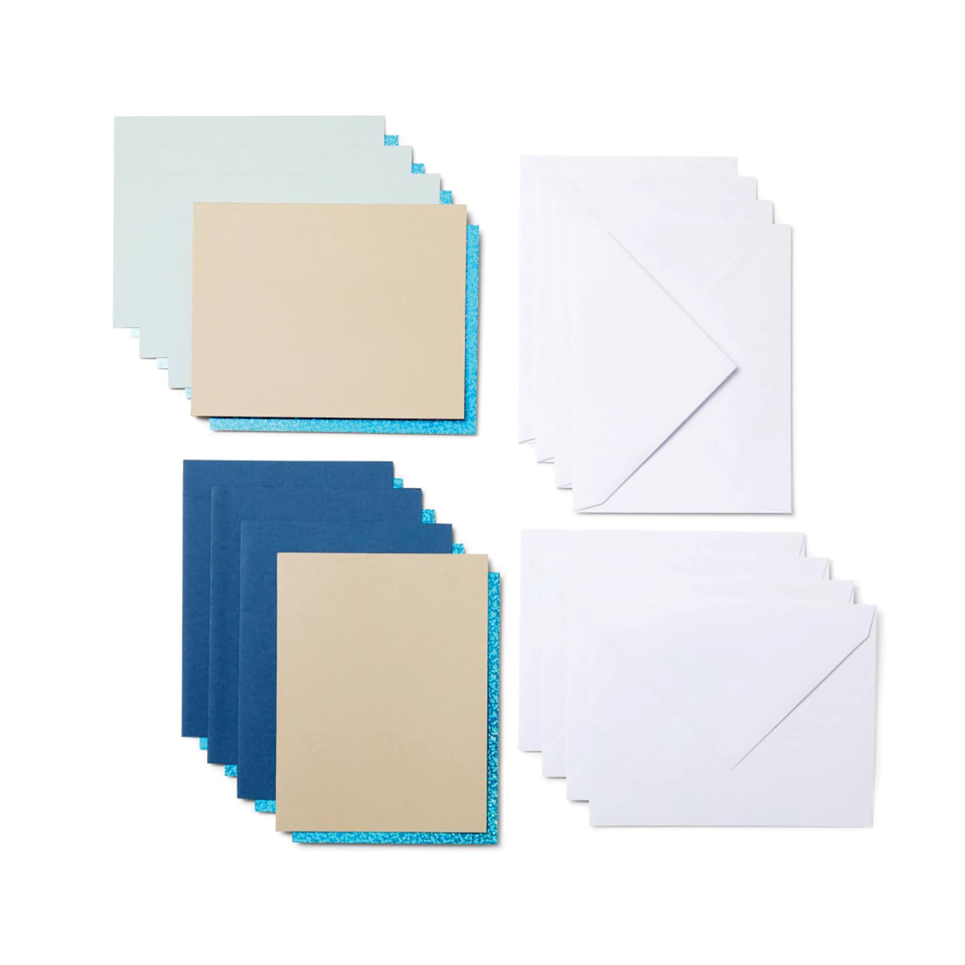Cricut Joy Cutaway Cards, Inserts, and Envelopes - Marina Sampler, Pkg of 8 (Cards, backers, and envelopes)