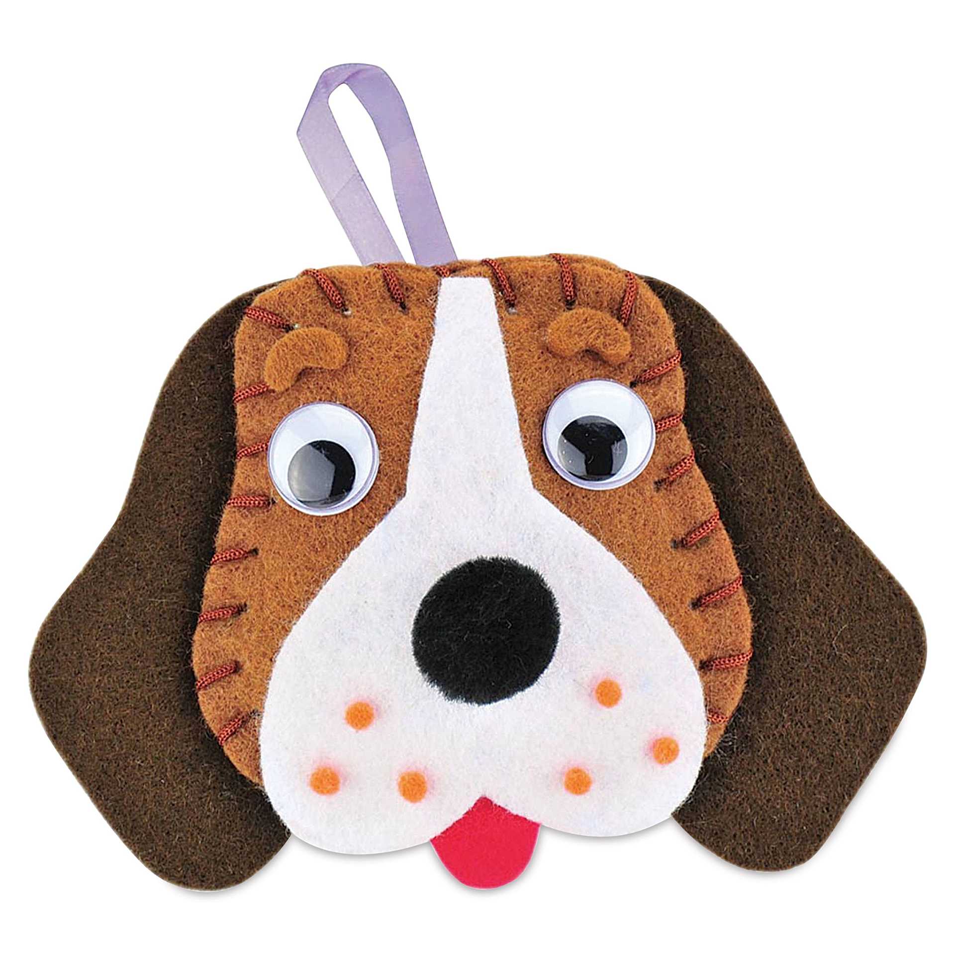Creativity Street Felt Sewing Kit - Beagle (finished)