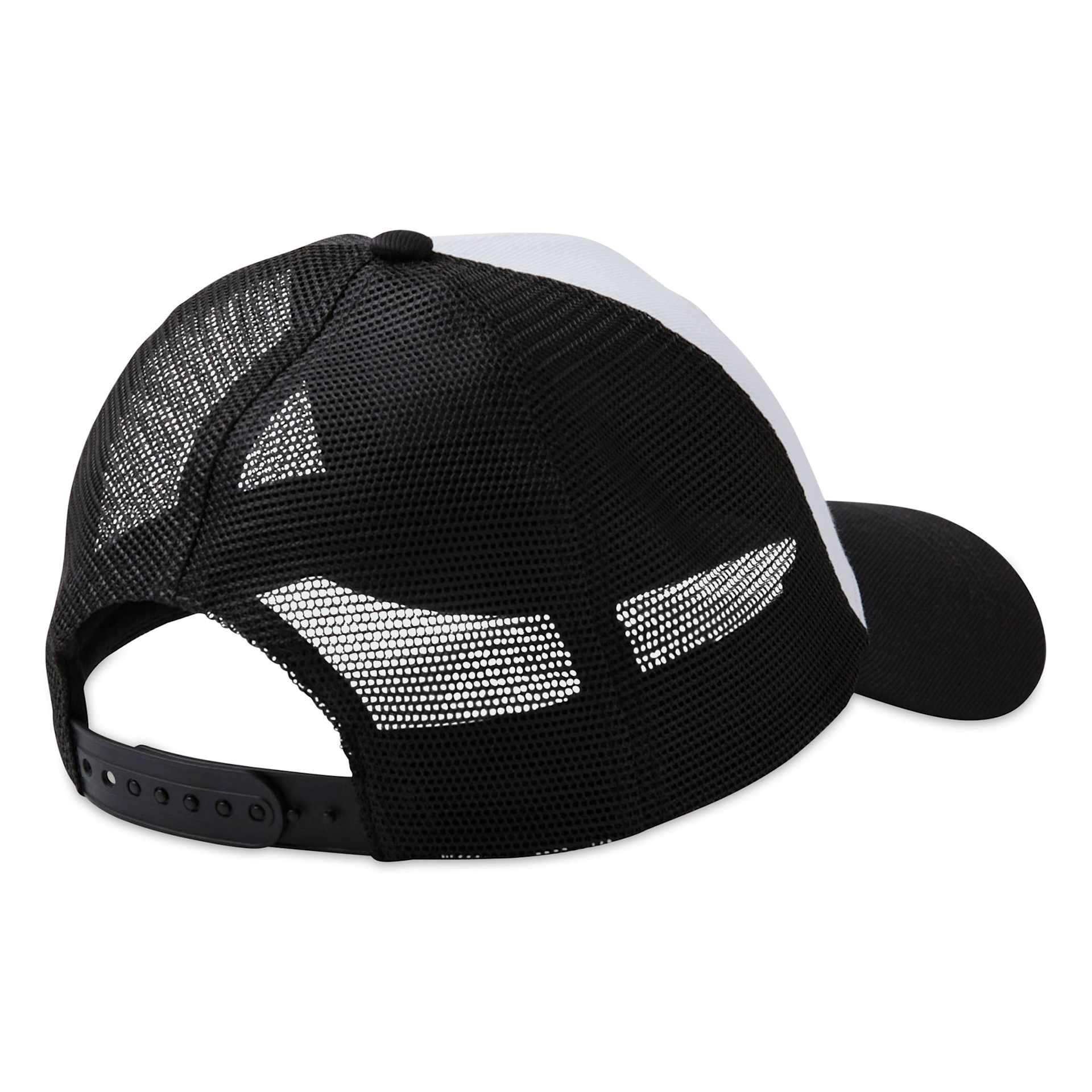 Cricut Hat Blanks - Trucker Hat, Black and White, Pkg of 3 (back of hat)