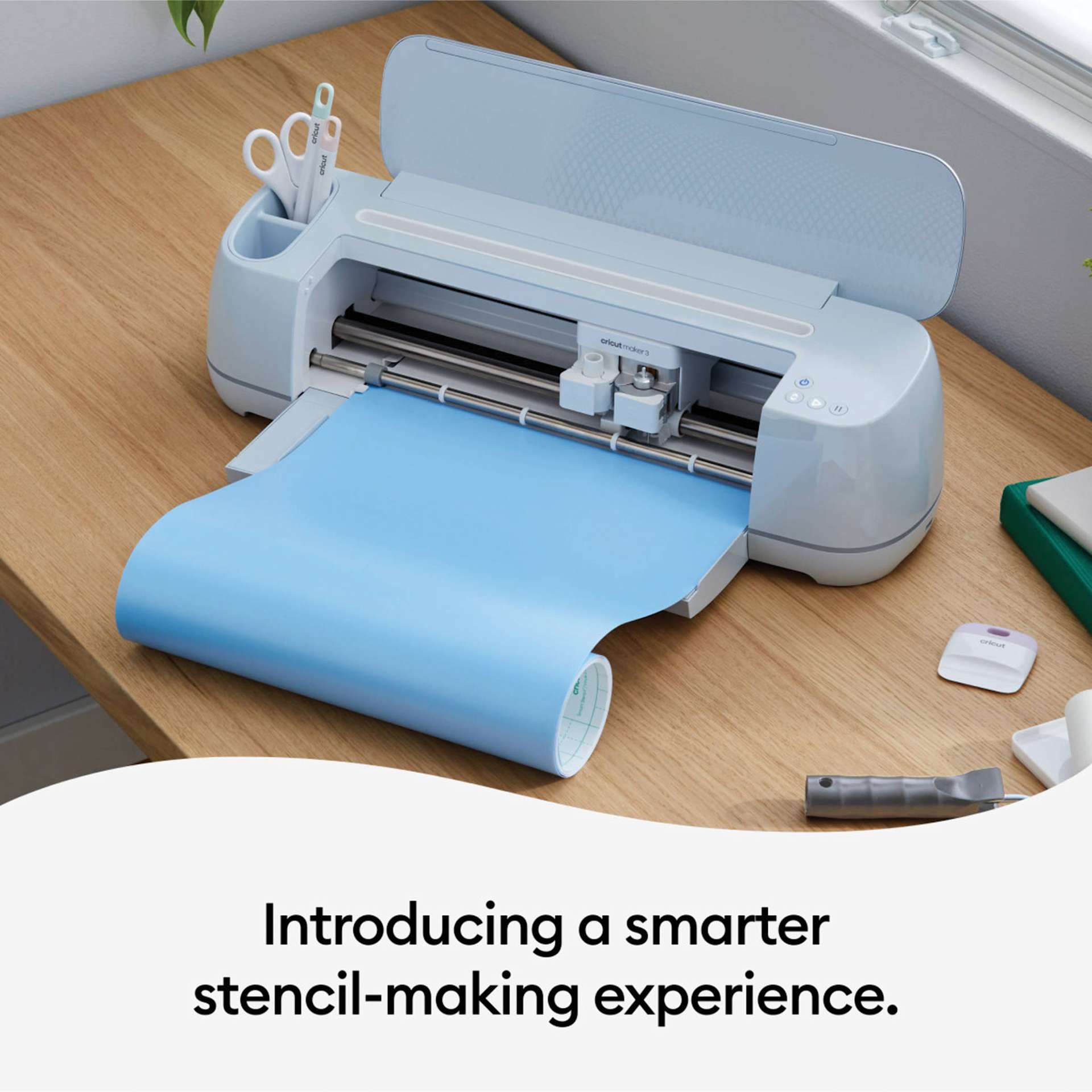 Cricut Smart Stencil Film does not require a cutting mat.