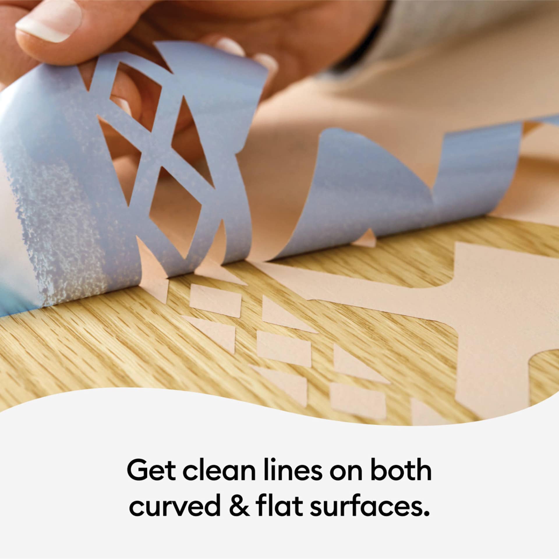 Cricut Smart Stencil Film works on flexible and flat surfaces.
