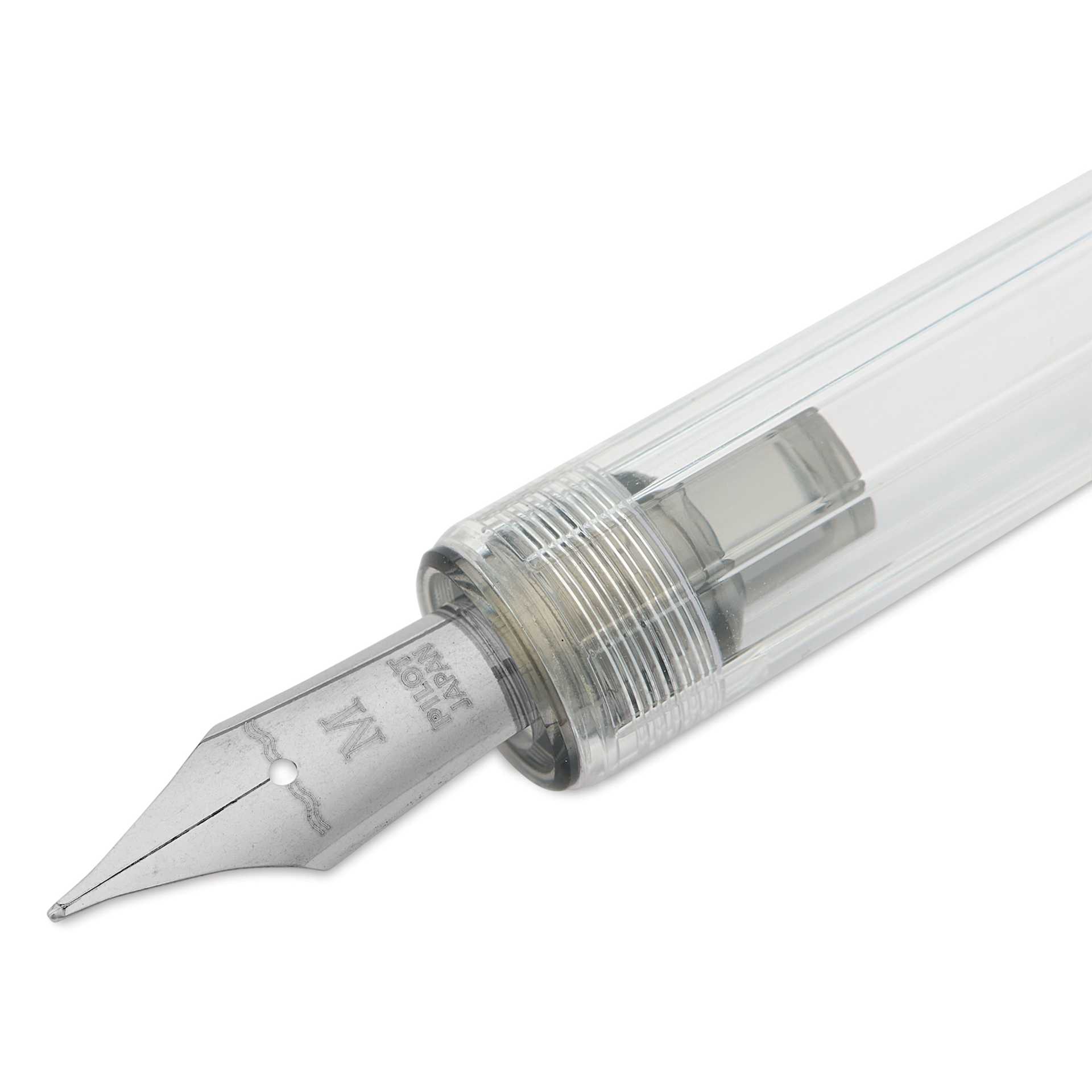 Pilot Iro-Utsushi Dip Pen - Clear, Medium Nib, close up
