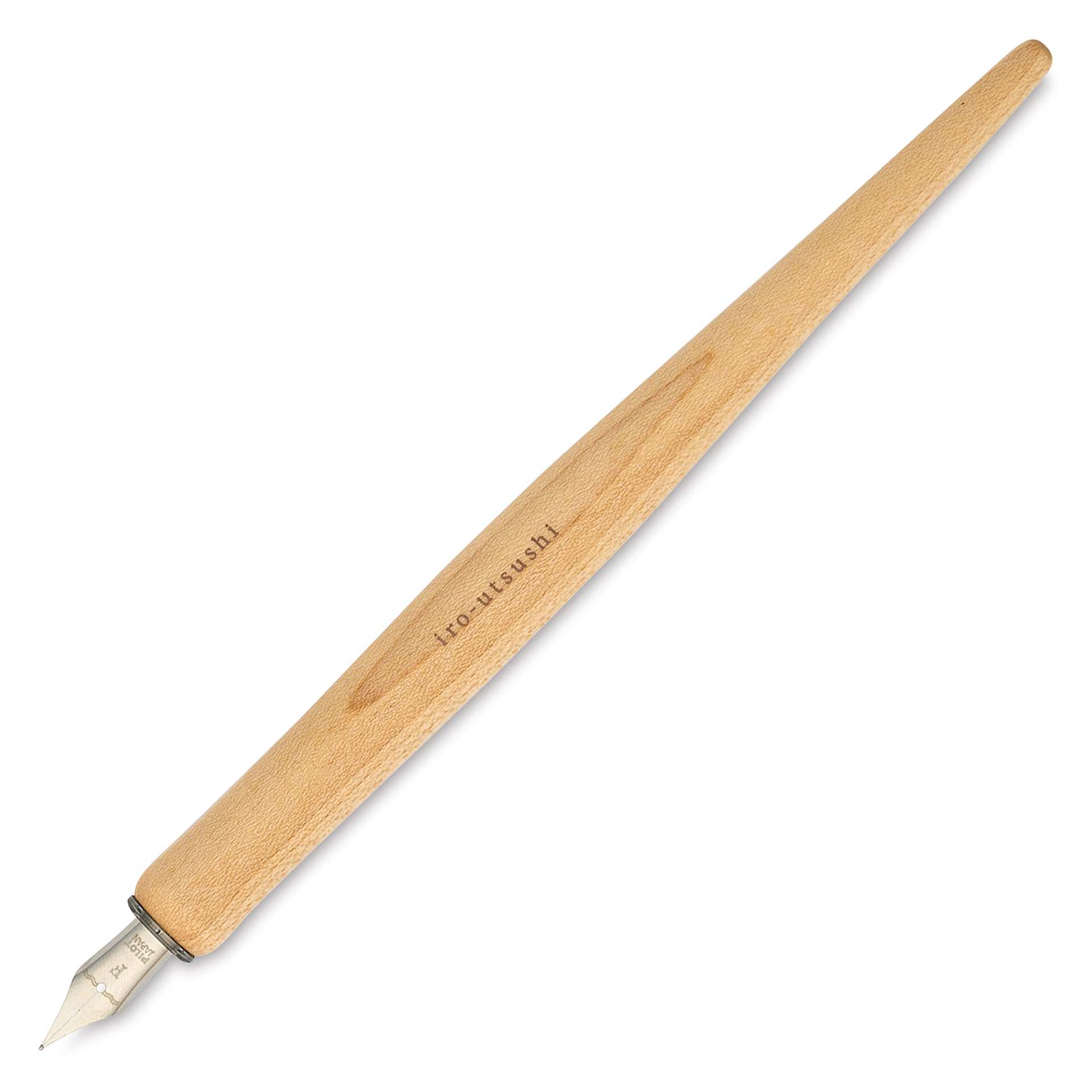 Pilot Iro-Utsushi Dip Pen - Brown, Fine Nib, Wooden Barrel