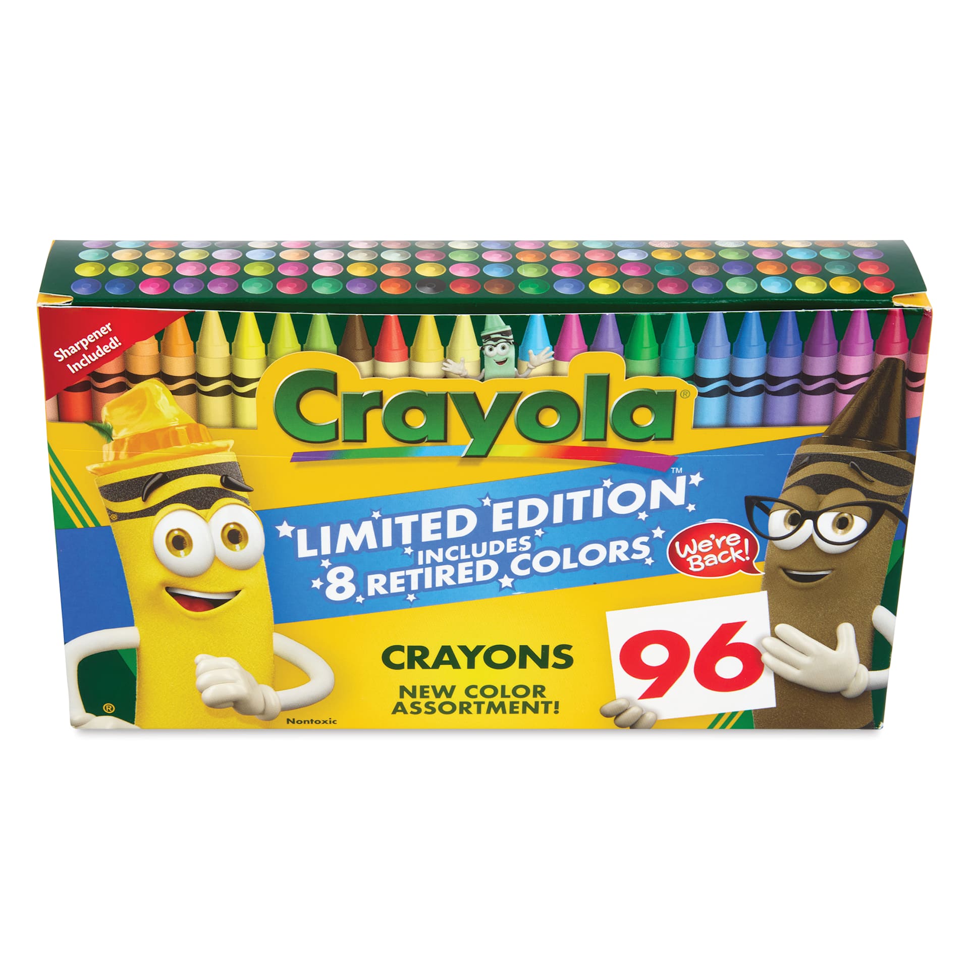 Crayola Limited Edition Crayons - Set of 96 with 8 Retired Colors