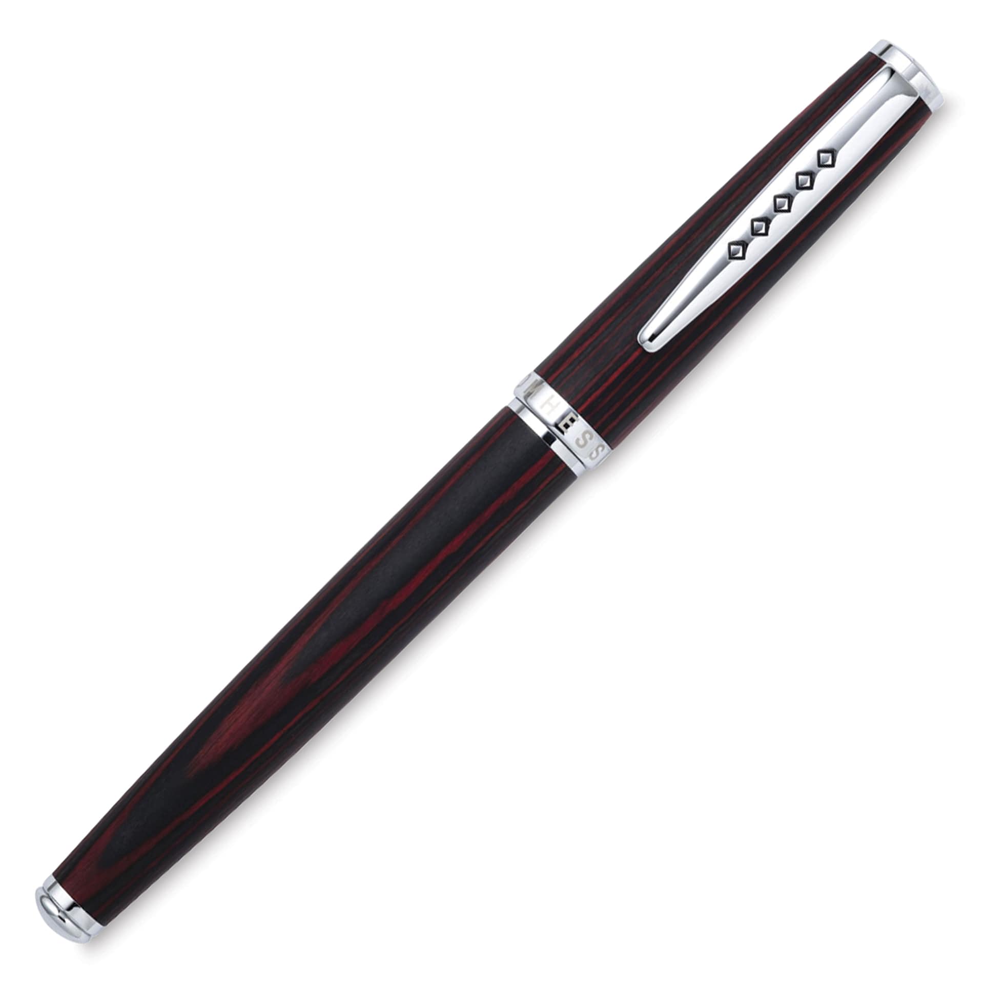 Tom Hessin Edinburgh Collection Fountain Pen - Forth Bridge Red, cap on