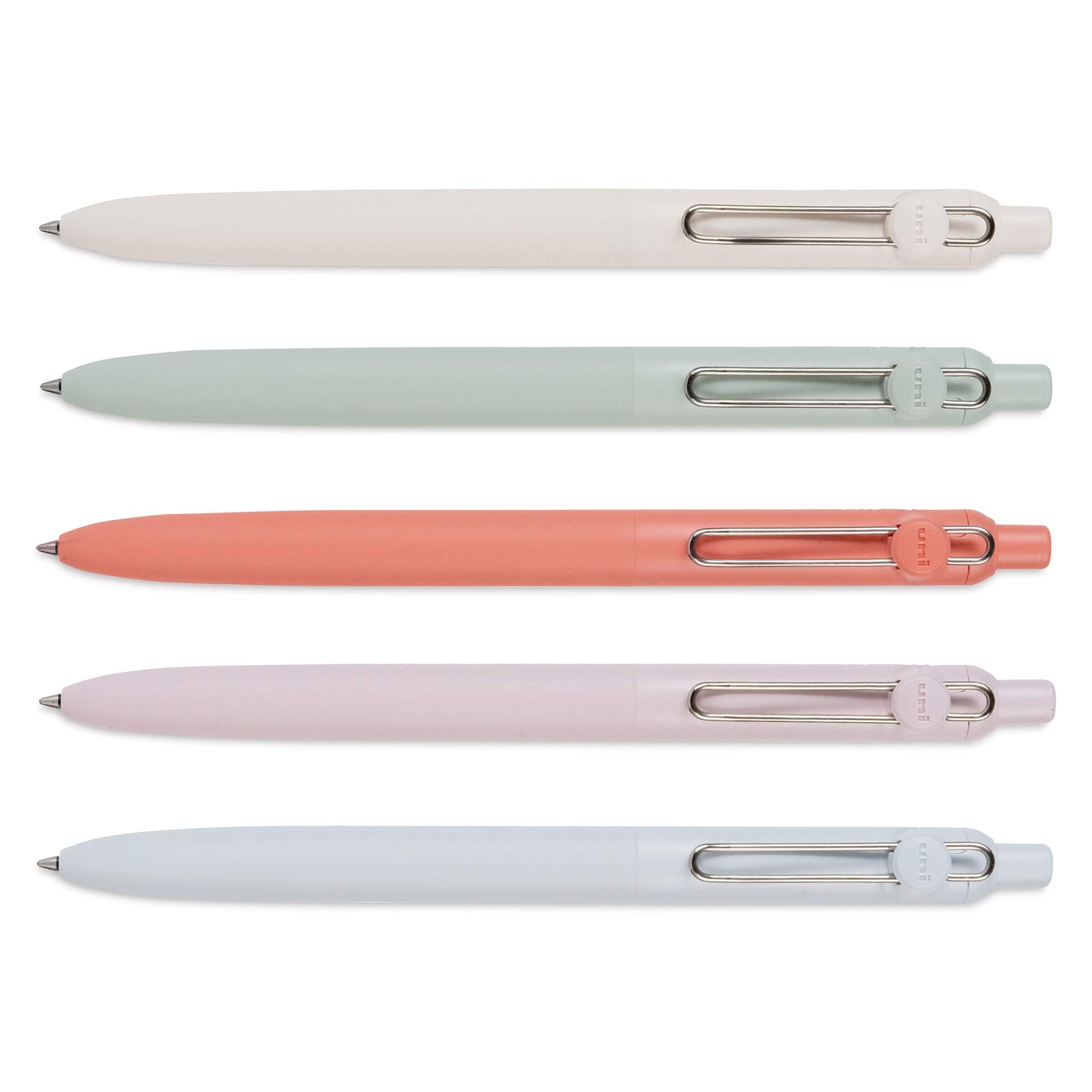 Uni-Ball Zento Gel Pens - Set of 5, Dawn, 0.7 mm