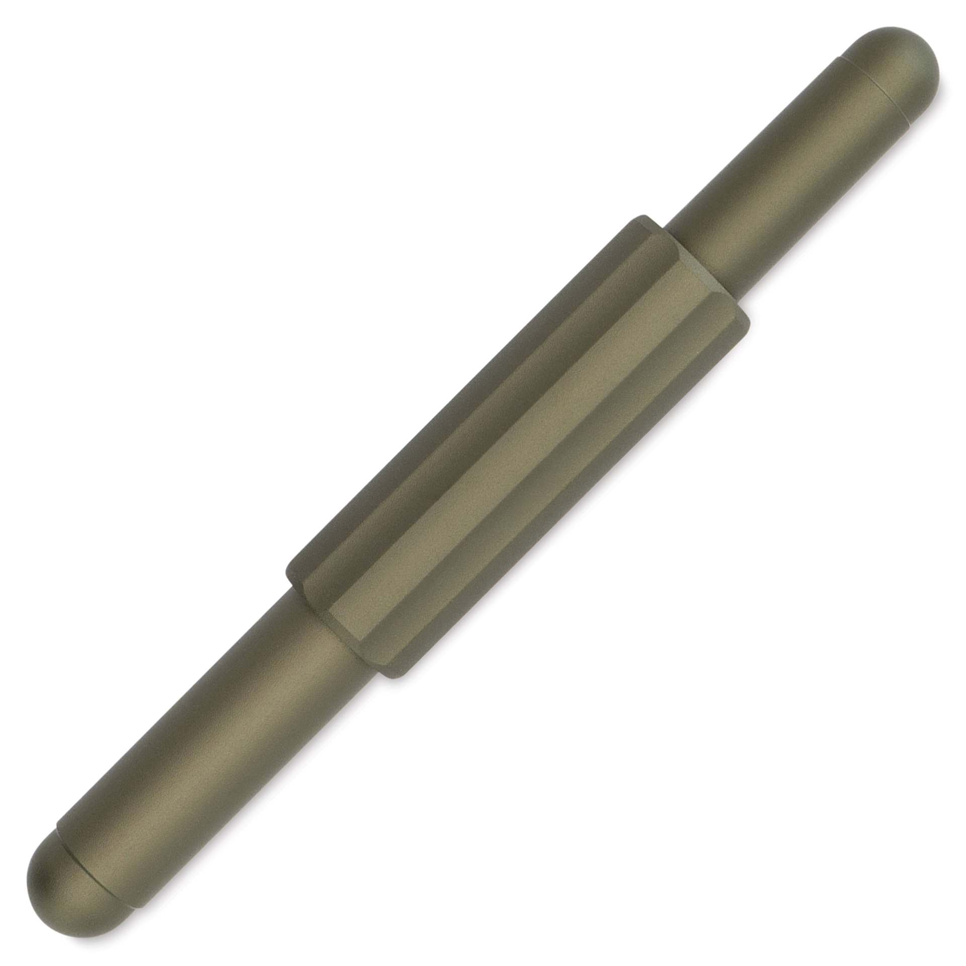 Monteverde Axis Fountain Pen - Matte Olive, Fine Nib, capped