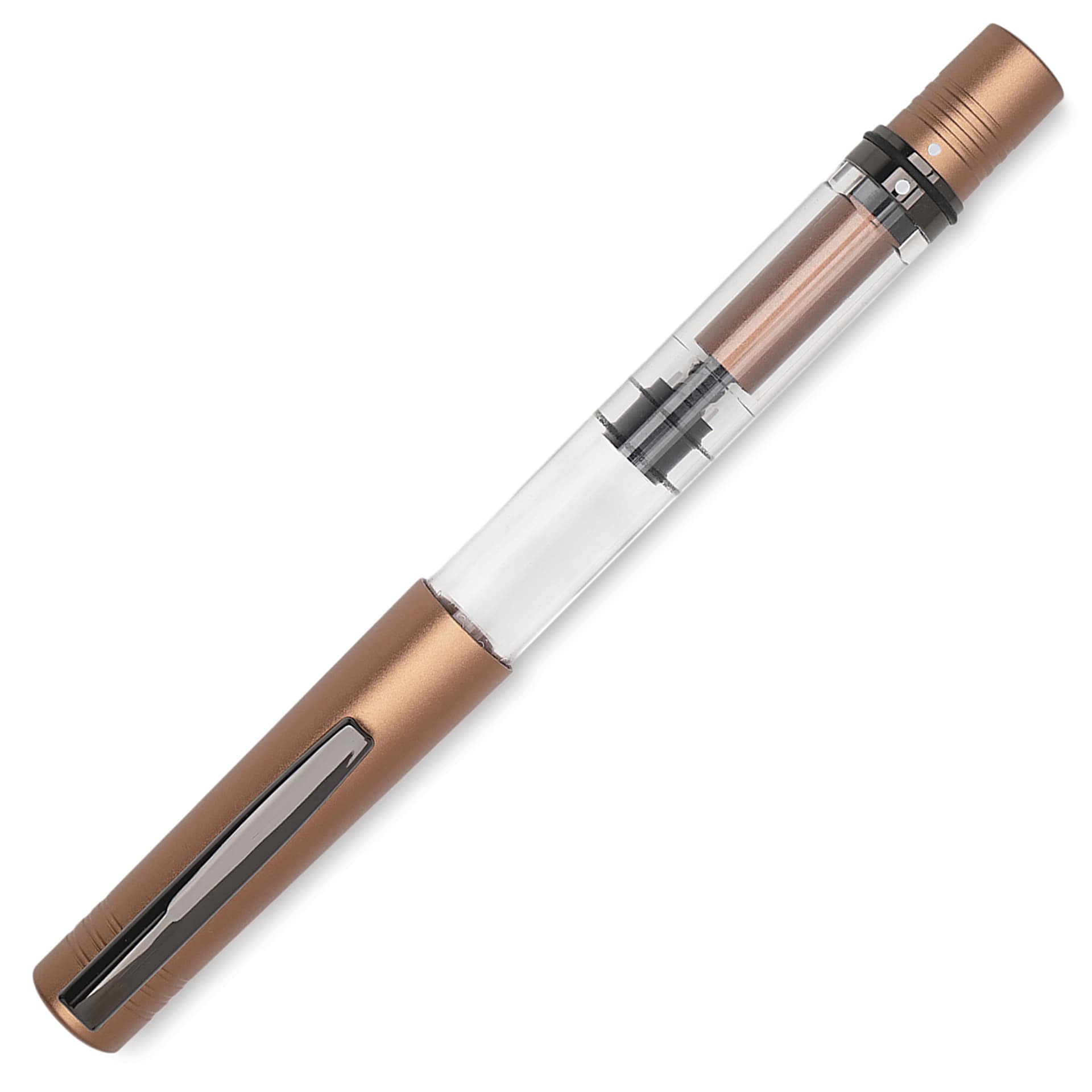 Monteverde MP1 Omniflex Fountain Pen - Mocha Mousse, cap on