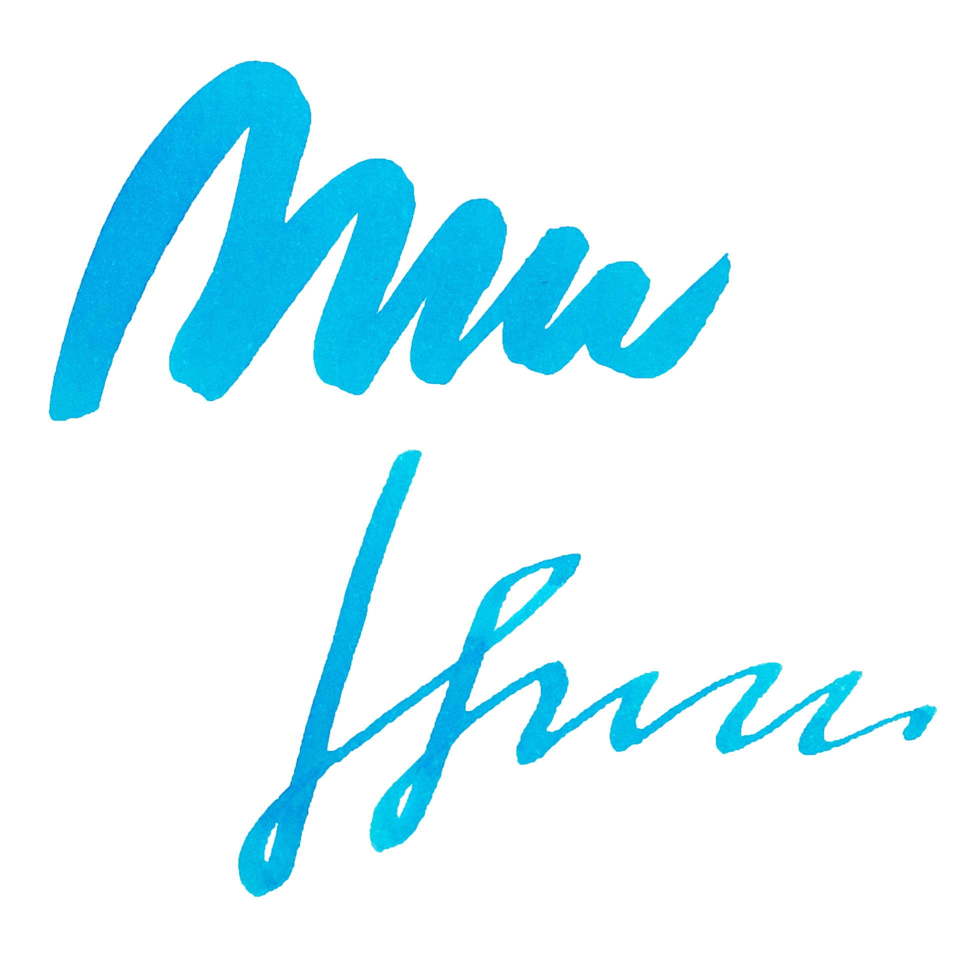 Monteverde Core Fountain Pen Ink - Caribbean Blue swatch