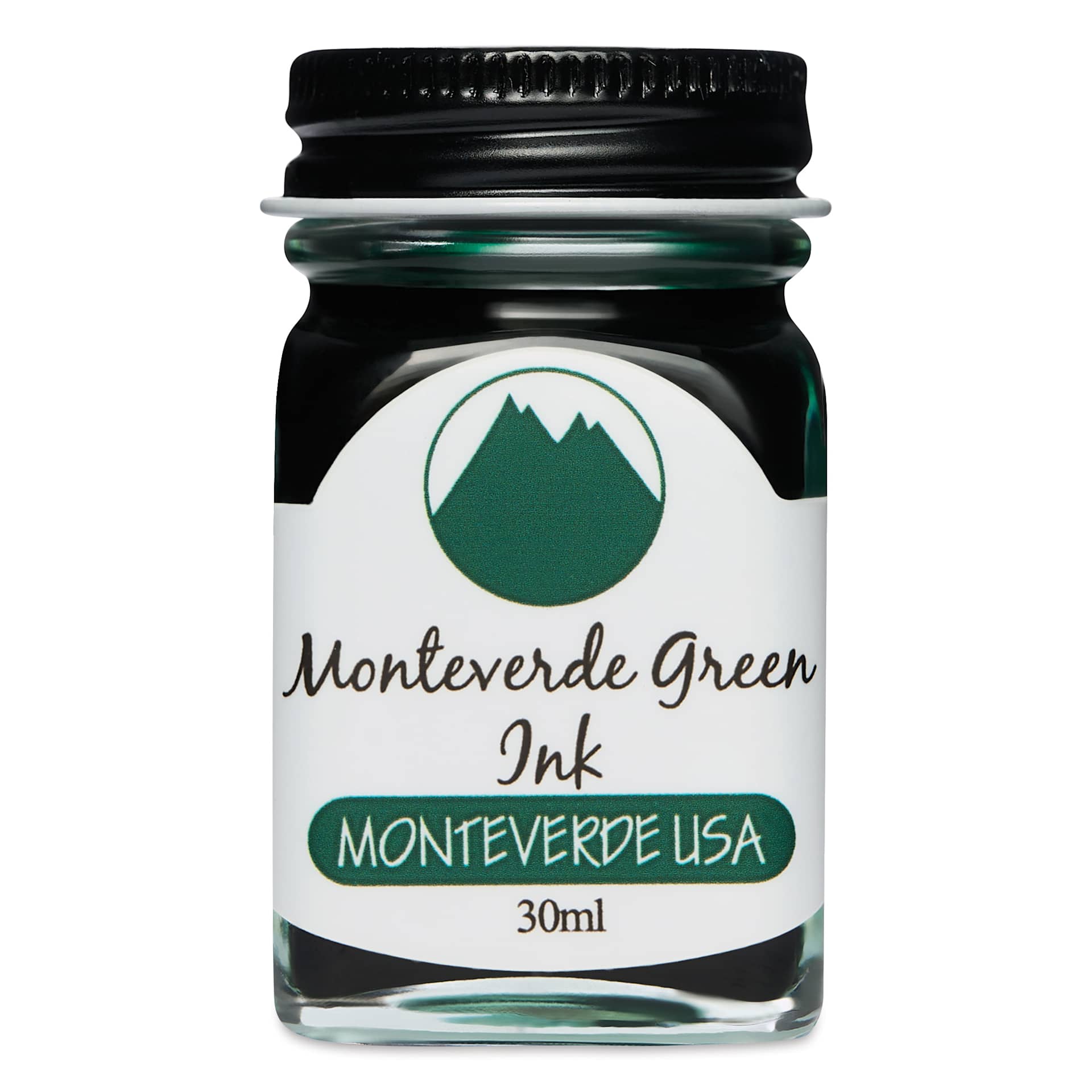 Monteverde Core Fountain Pen Ink - Monteverde Green, 30 ml bottle