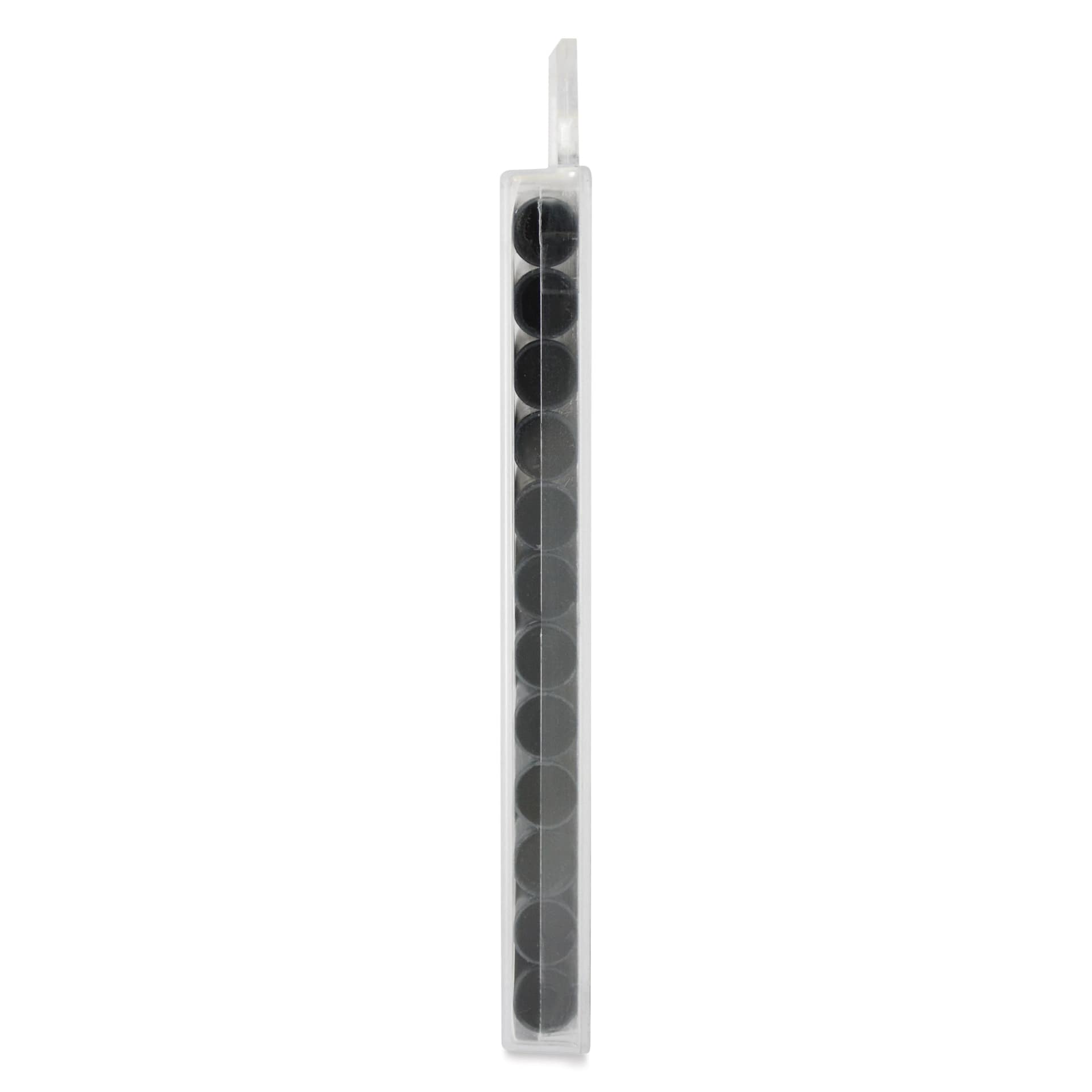 Monteverde Core Universal Ink Cartridge - Black Ash, Pkg of 12, side view
