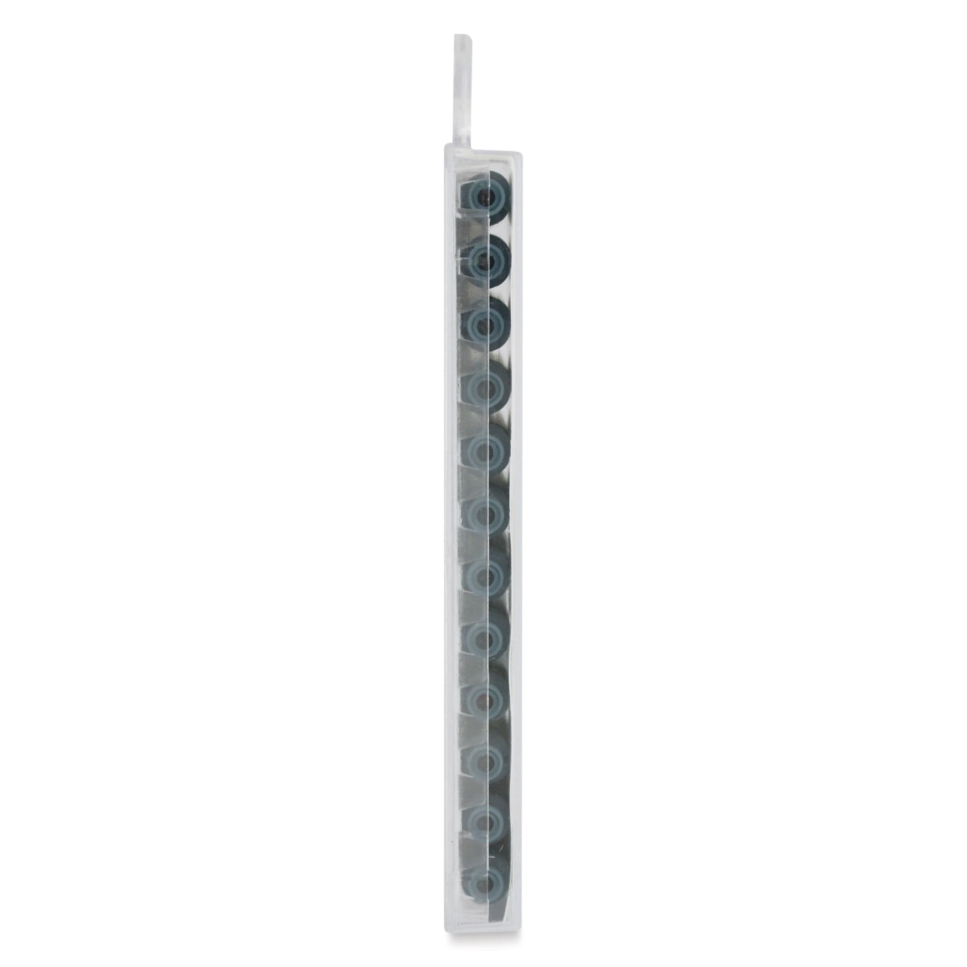 Monteverde Core Universal Ink Cartridge - California Teal, Pkg of 12, side view