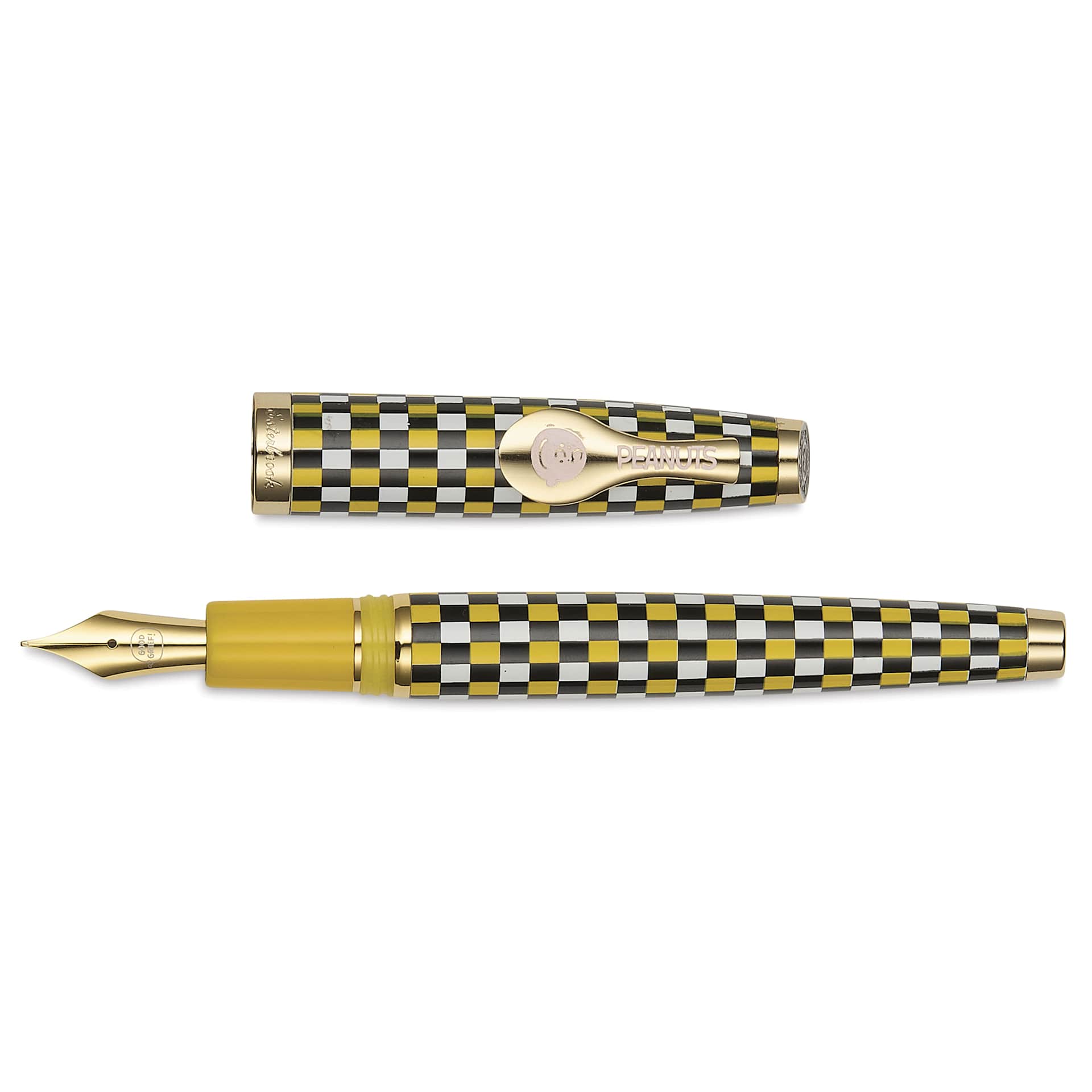 Esterbrook Peanuts 75th Anniversary Fountain Pen - Charlie Brown, Medium Nib with cap off
