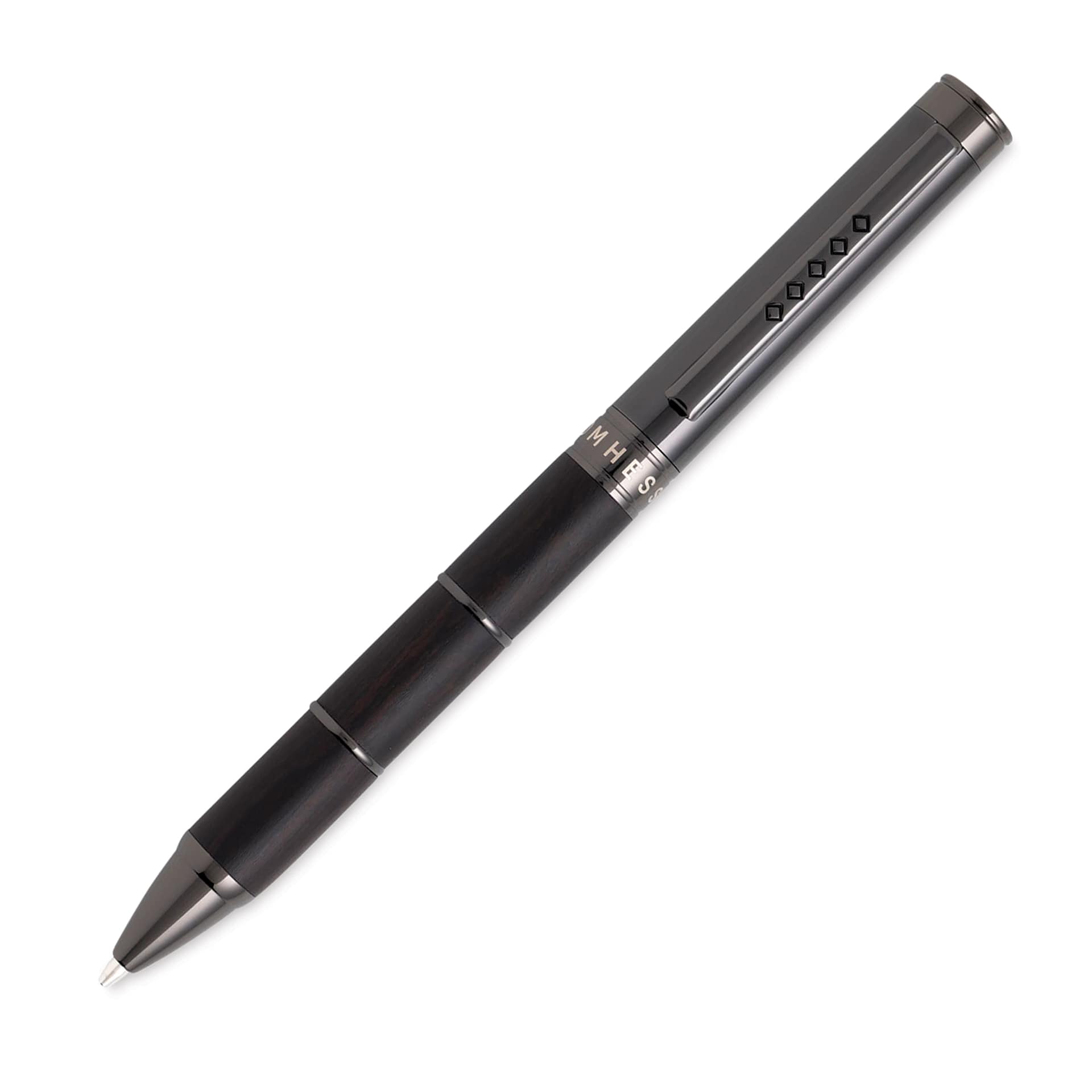 Tom Hessin Revolution Collection Ballpoint Pen - Charcoal Ebony
