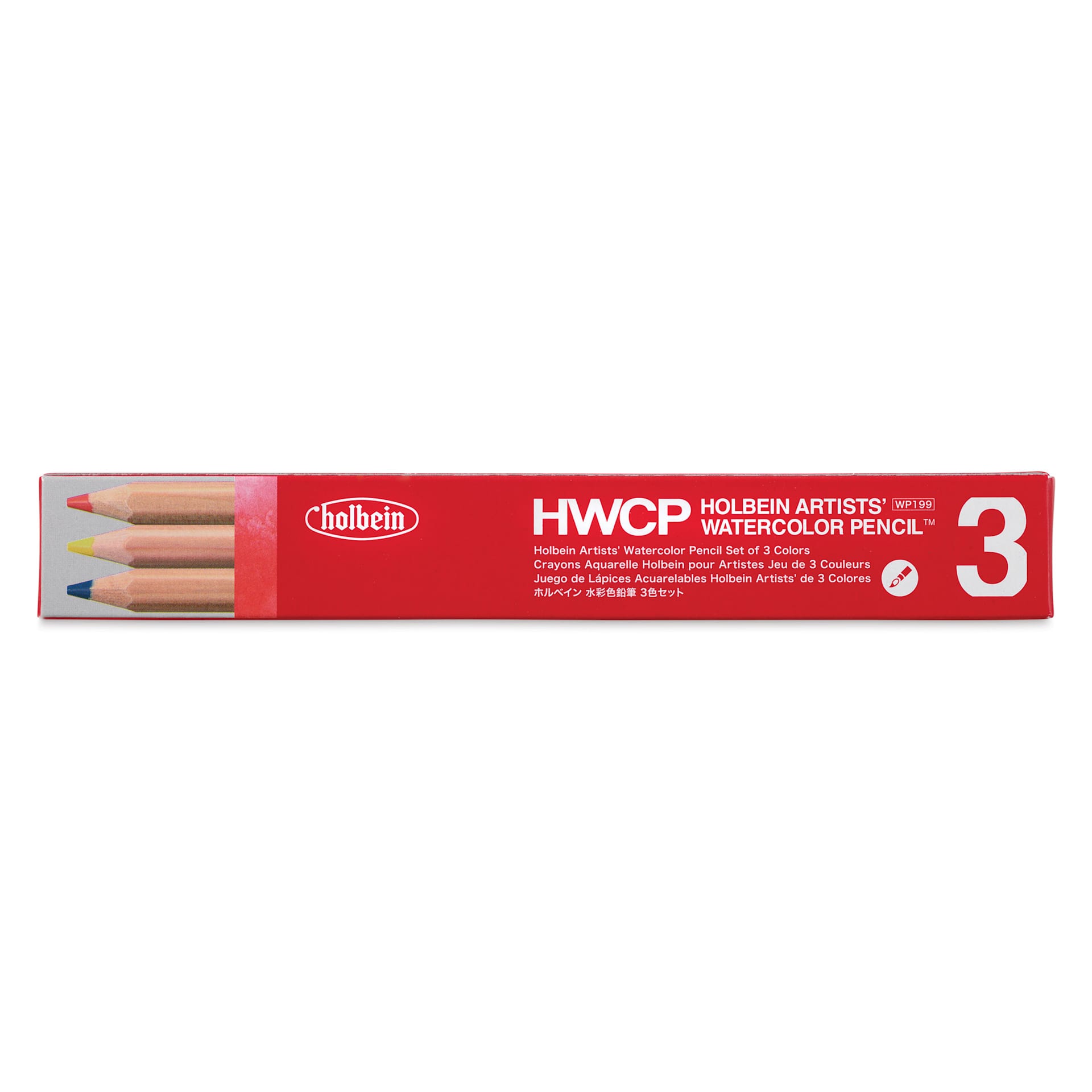 Holbein Artists' Watercolor Pencils - Set of 3, front of packaging