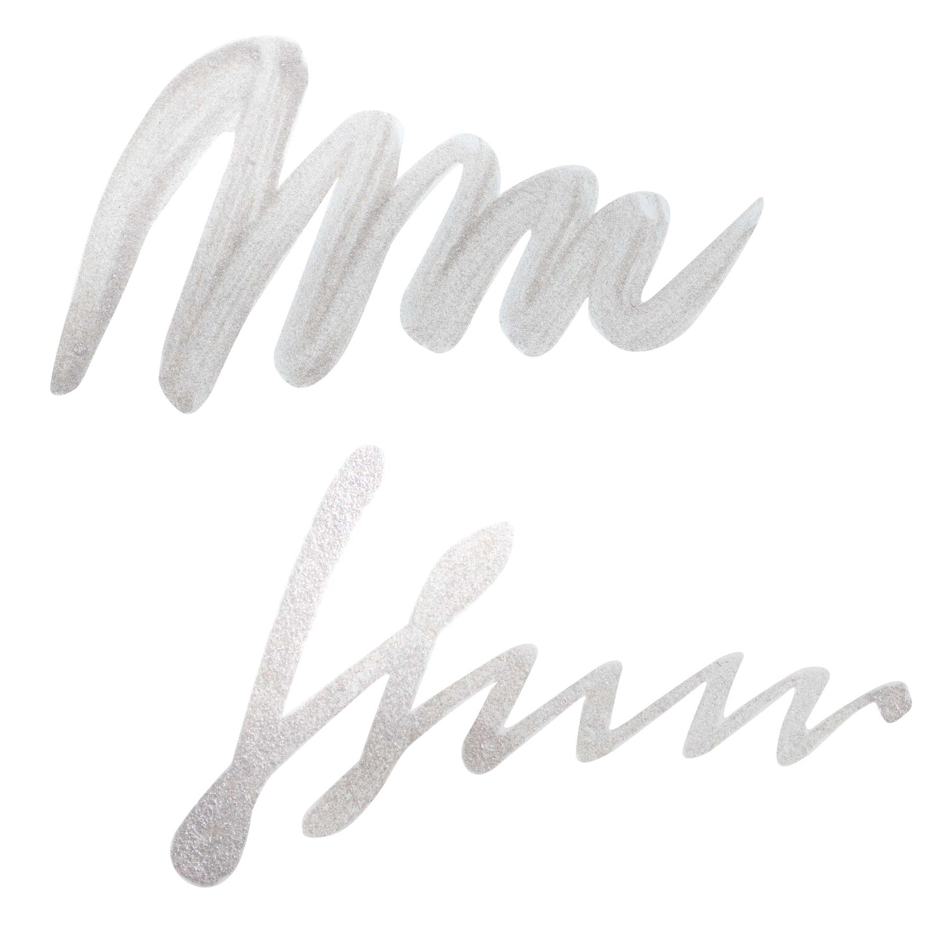 Yasutomo Liquid Metallic Sumi Ink - Silver swatch