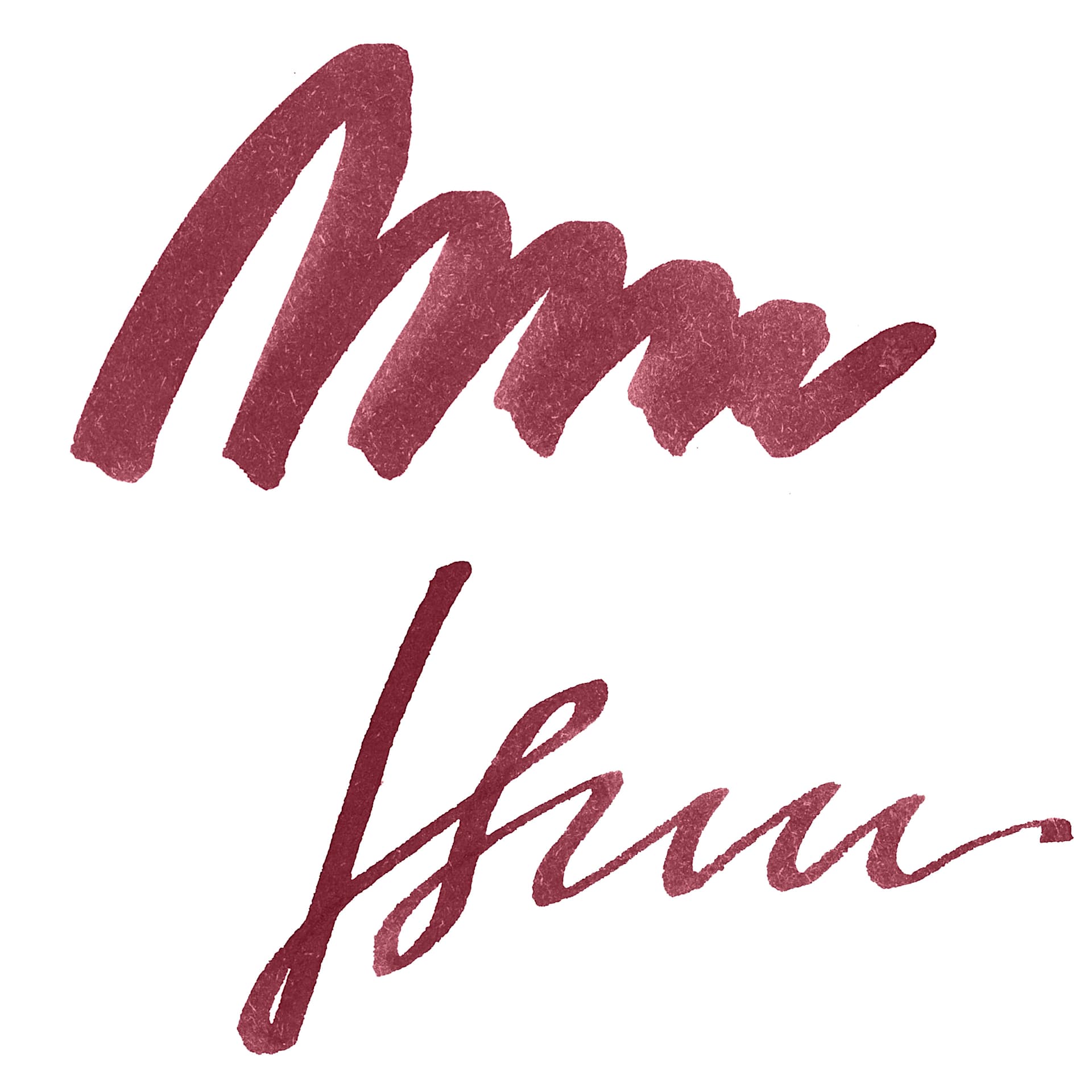 Herbin La Perle des Encres The Jewel of Inks Fountain Pen Ink - Rouge Amarante (Amaranth Red) swatch