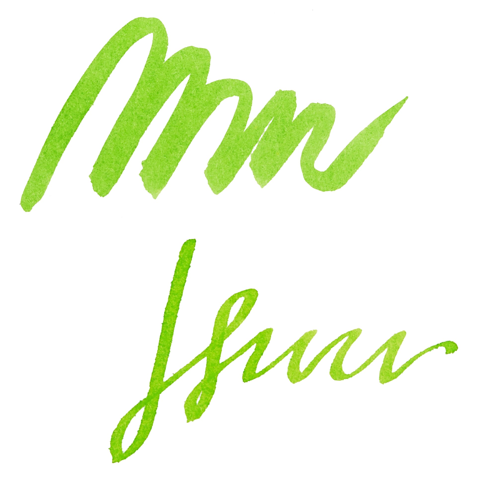 Herbin La Perle des Encres The Jewel of Inks Fountain Pen Ink - Vert Pré (Meadow Green) swatch