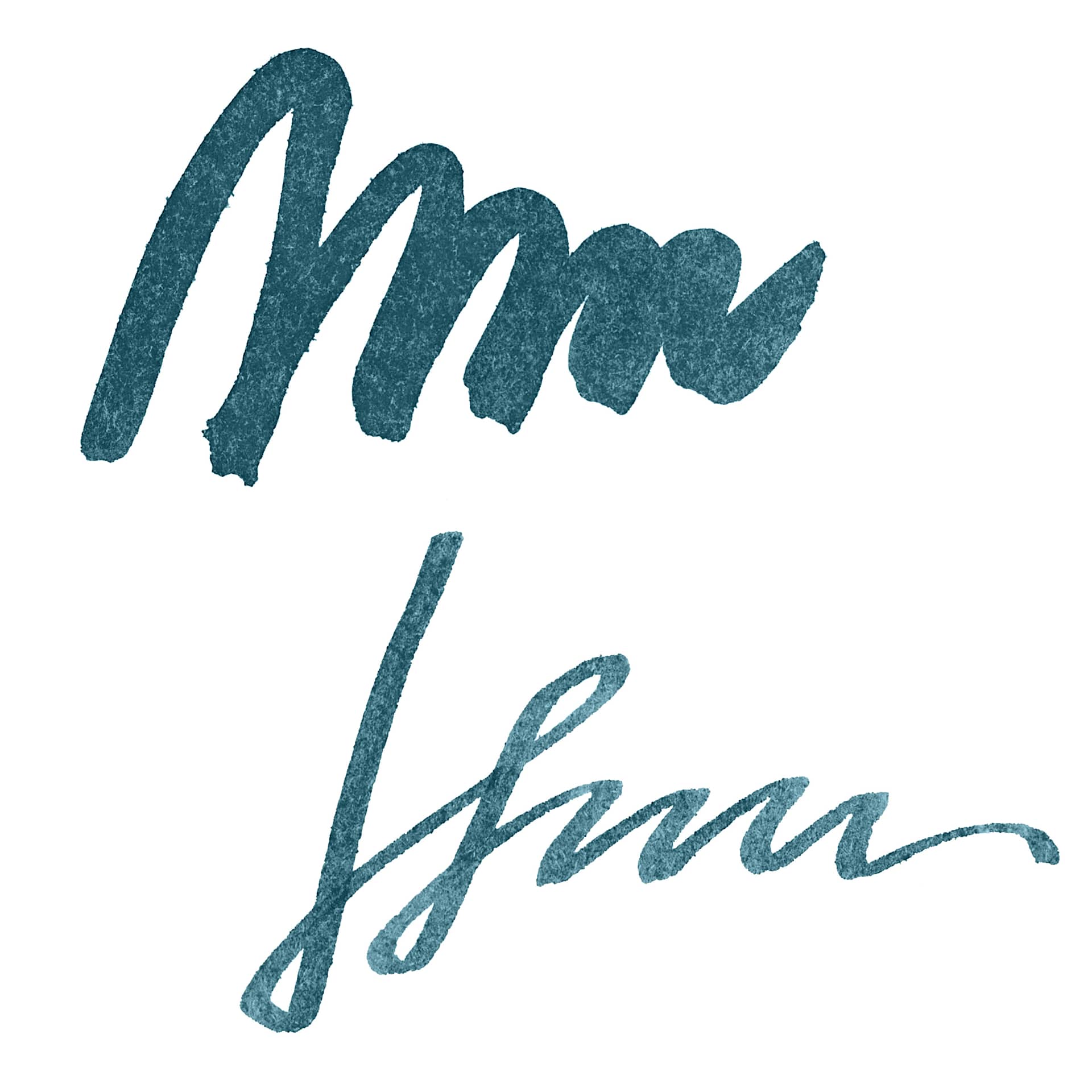 Herbin La Perle des Encres The Jewel of Inks Fountain Pen Ink - Vert de Gris (Verdigris) swatch