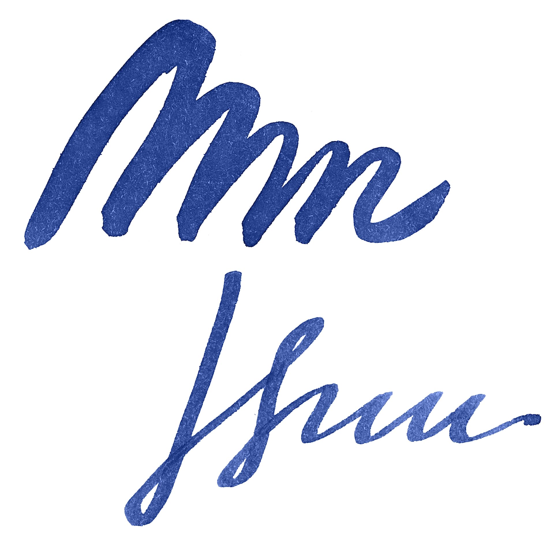 Herbin La Perle des Encres The Jewel of Inks Fountain Pen Ink - Bleu Myosotis (Forget-Me-Not Blue) swatch