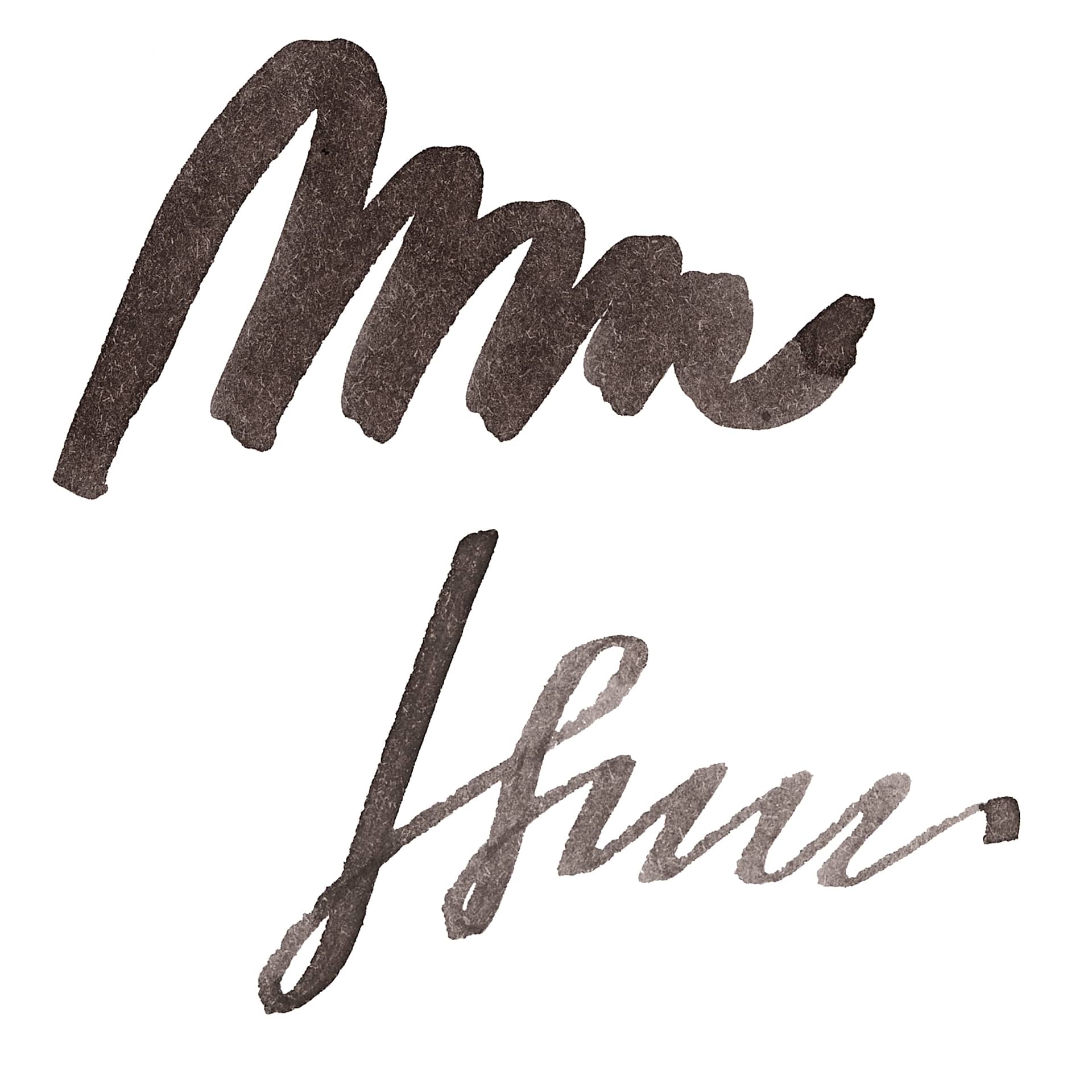 Herbin La Perle des Encres The Jewel of Inks Fountain Pen Ink - Cacao du Brésil (Brazilian Cacao) swatch