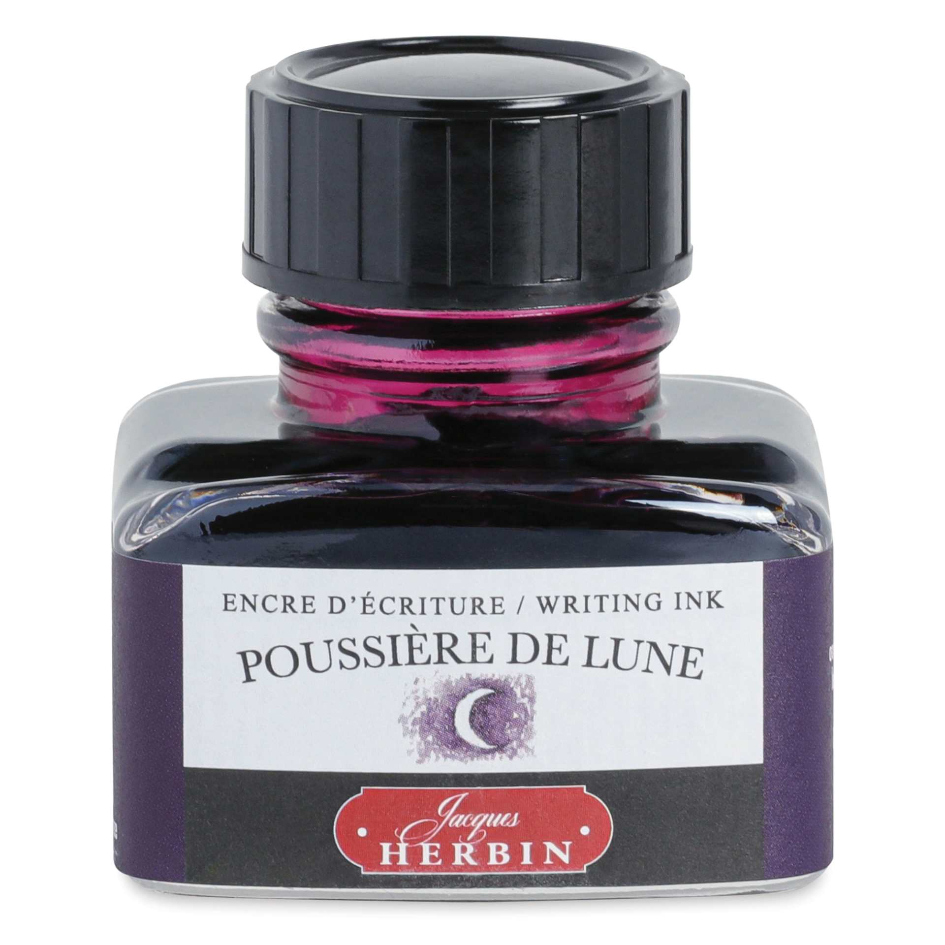 Herbin La Perle des Encres The Jewel of Inks Fountain Pen Ink - Poussière de Lune (Moon Dust), 30 ml
