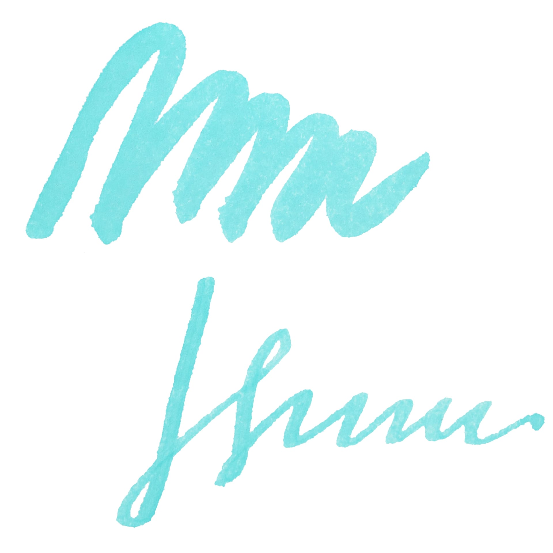 Herbin La Perle des Encres The Jewel of Inks Fountain Pen Ink - Diabolo Menthe (Mint Diabolo) swatch