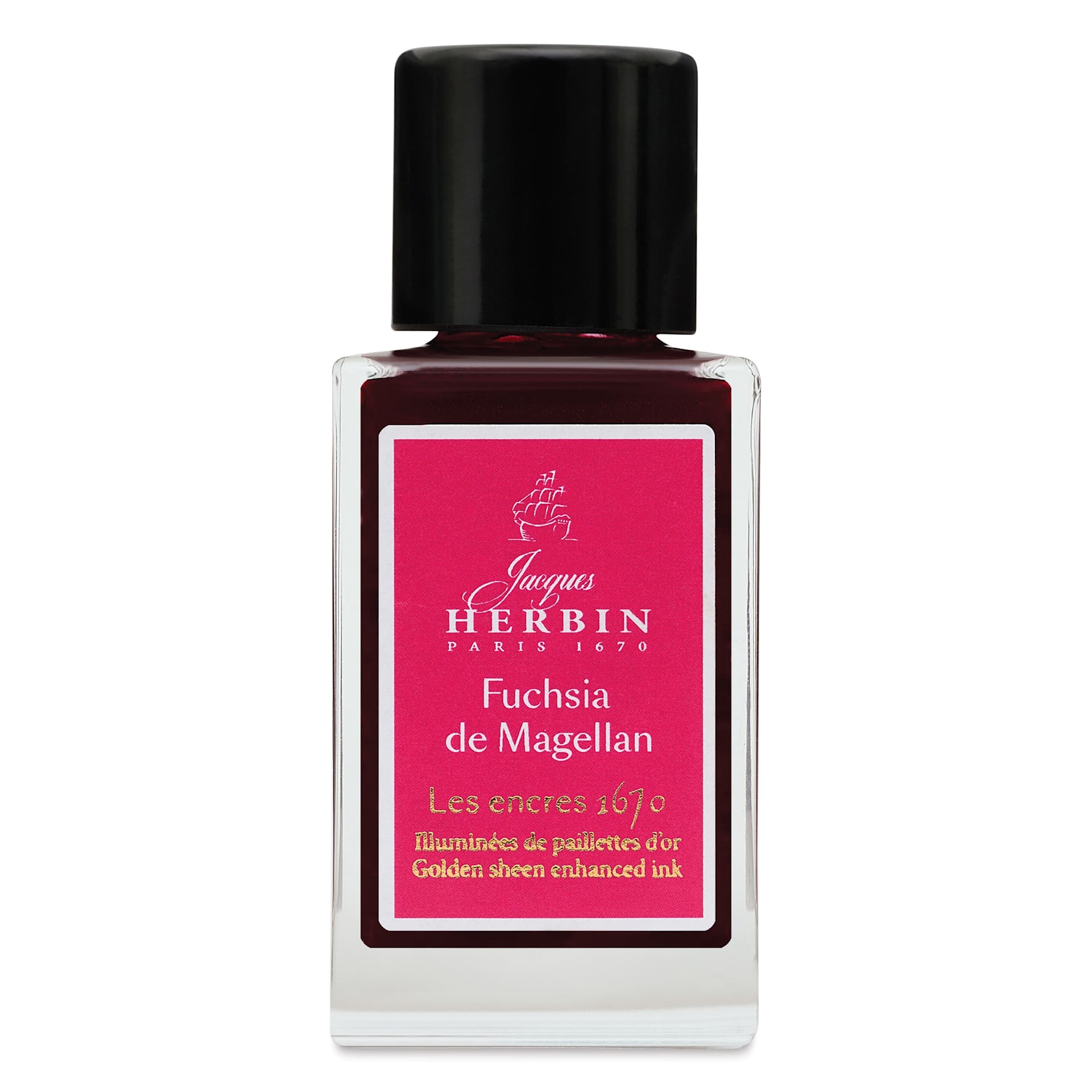 Herbin 1670 Anniversary Collection Fountain Pen Ink - Fuchsia de Magellan, 15 ml bottle