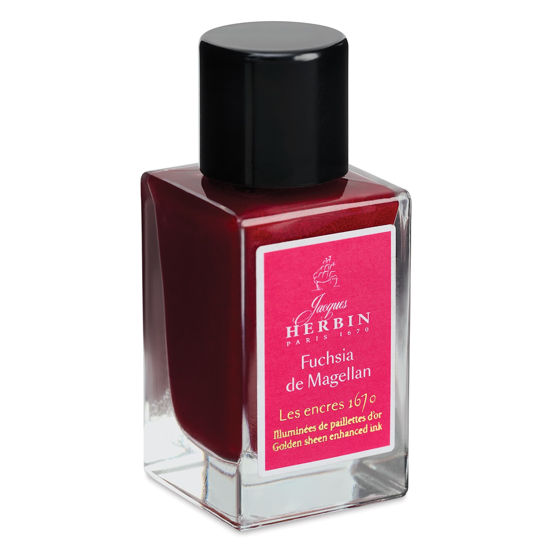 Herbin 1670 Anniversary Collection Fountain Pen Ink - Fuchsia de Magellan, 15 ml